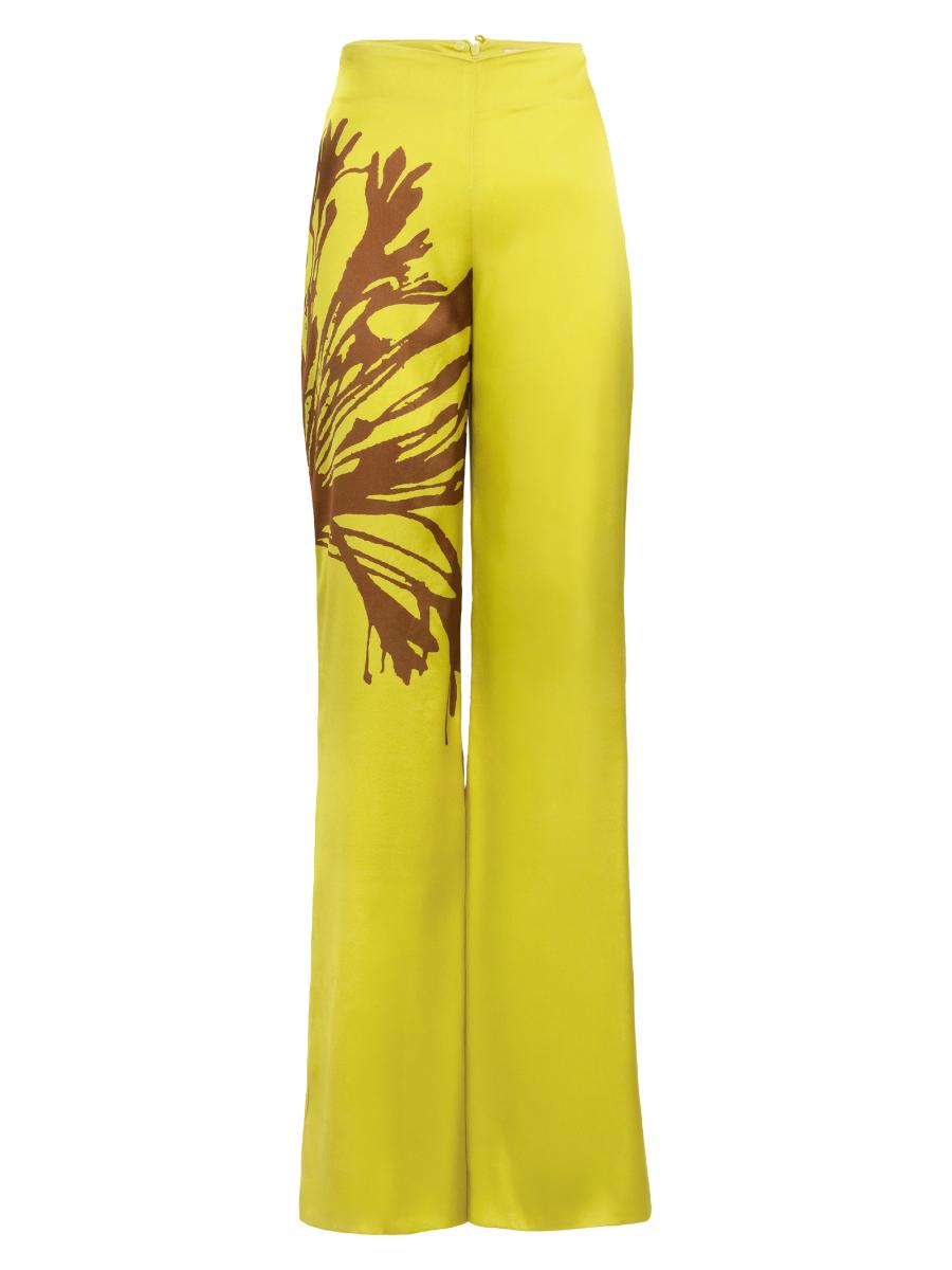 Silvia Tcherassi Andie Dandelion Print Silk Pants | Saks Fifth Avenue