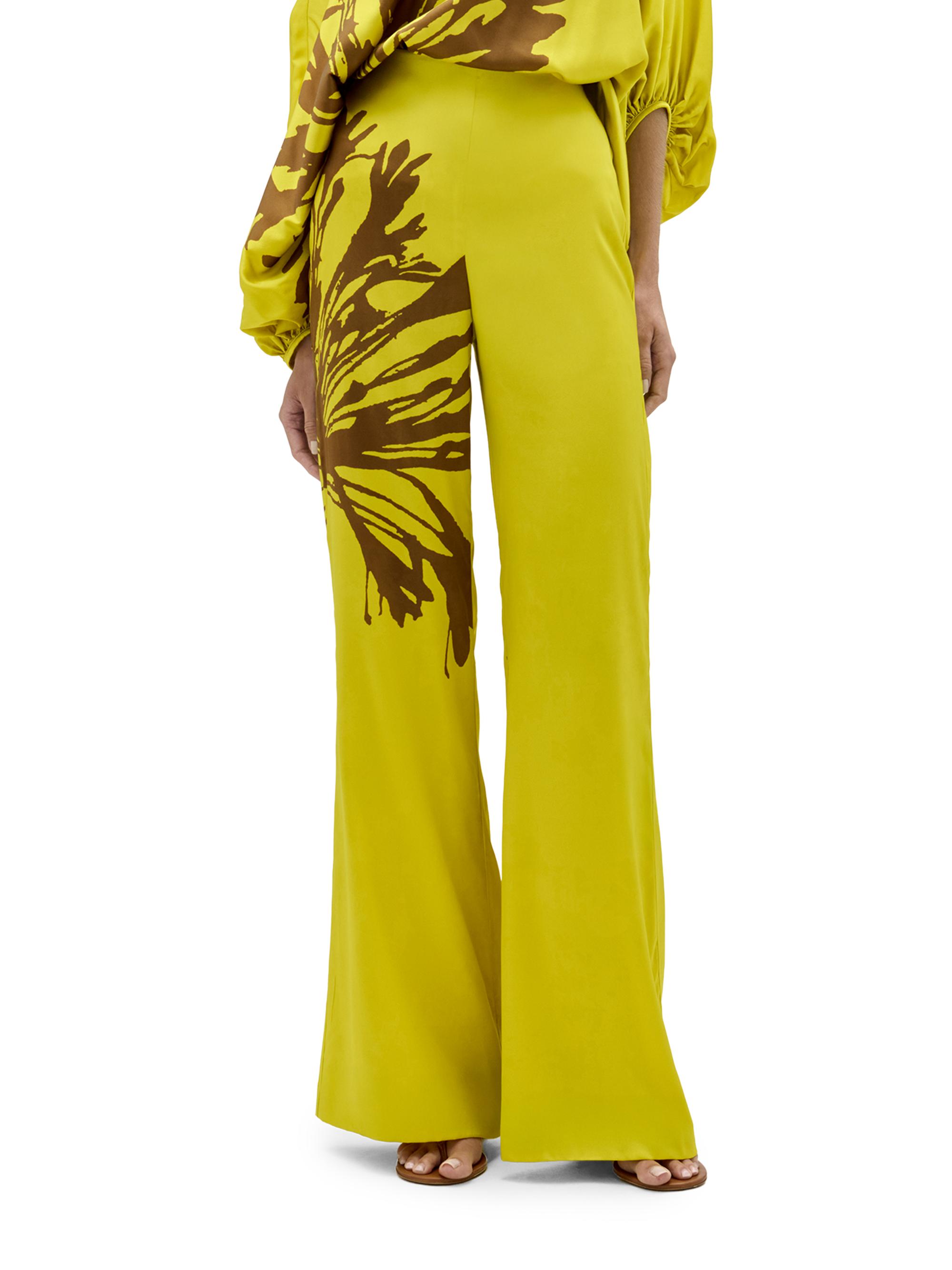 Silvia Tcherassi Andie Dandelion Print Silk Pants | Saks Fifth Avenue
