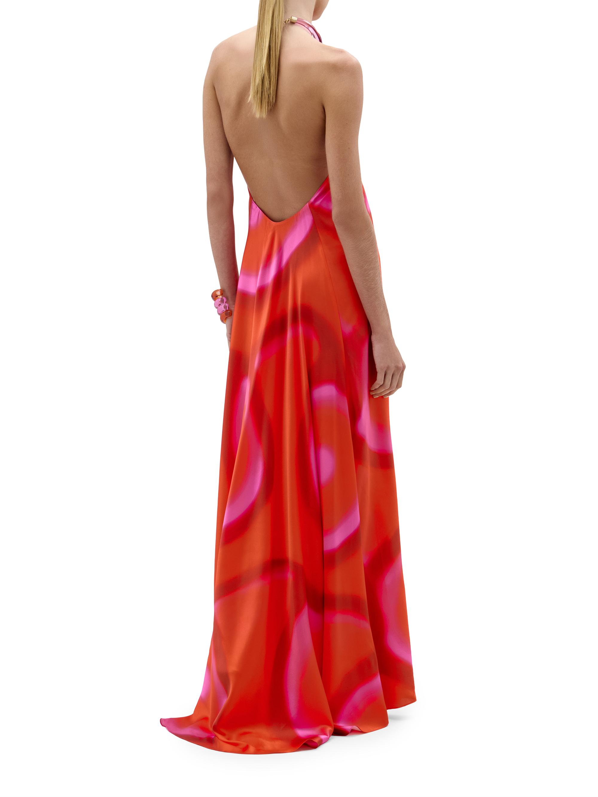 Silvia Tcherassi Jesse Abstract Print Silk Gown | Saks Fifth Avenue