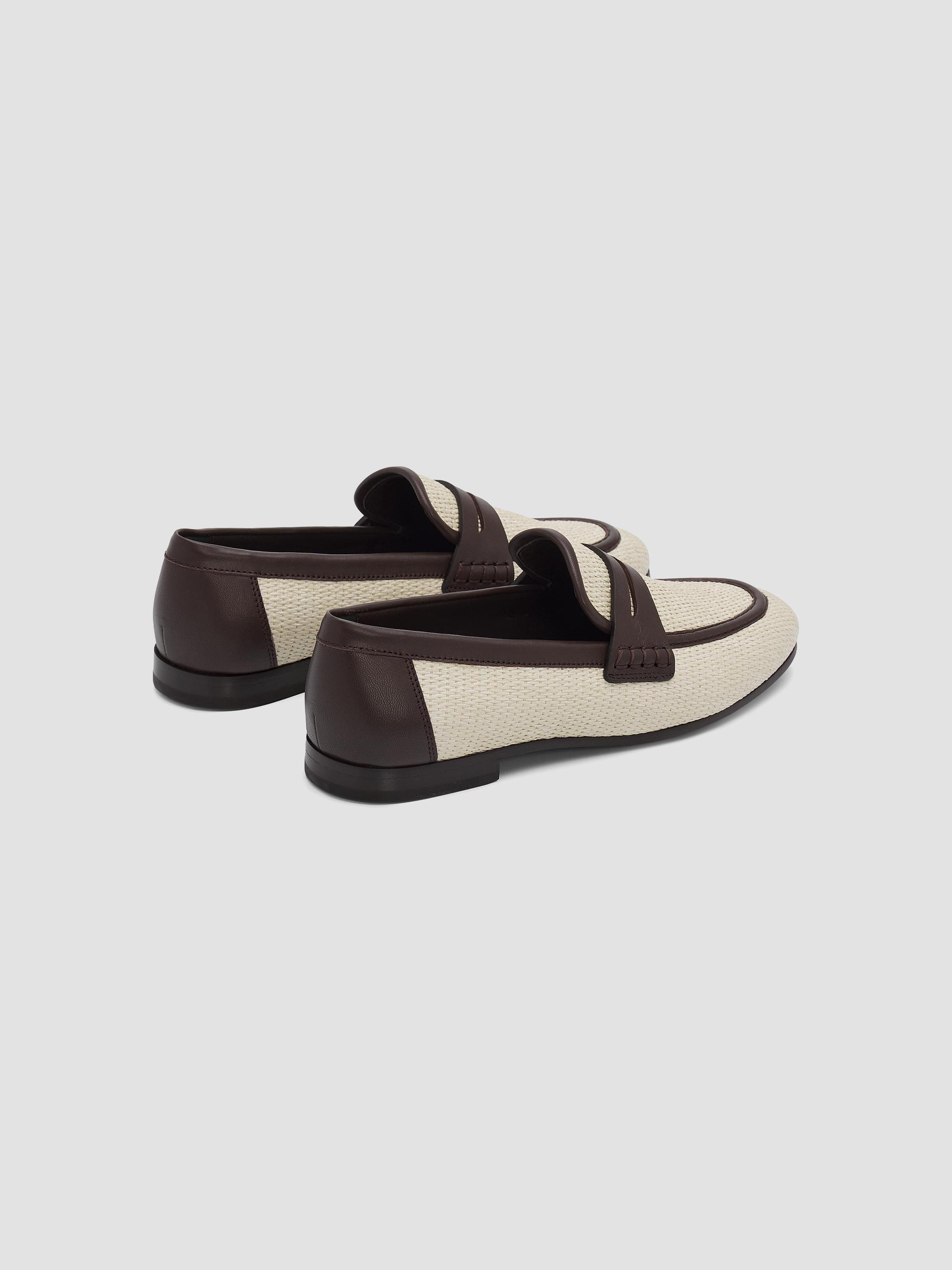 Brunello Cucinelli Micro Raffia Loafers | Saks Fifth Avenue