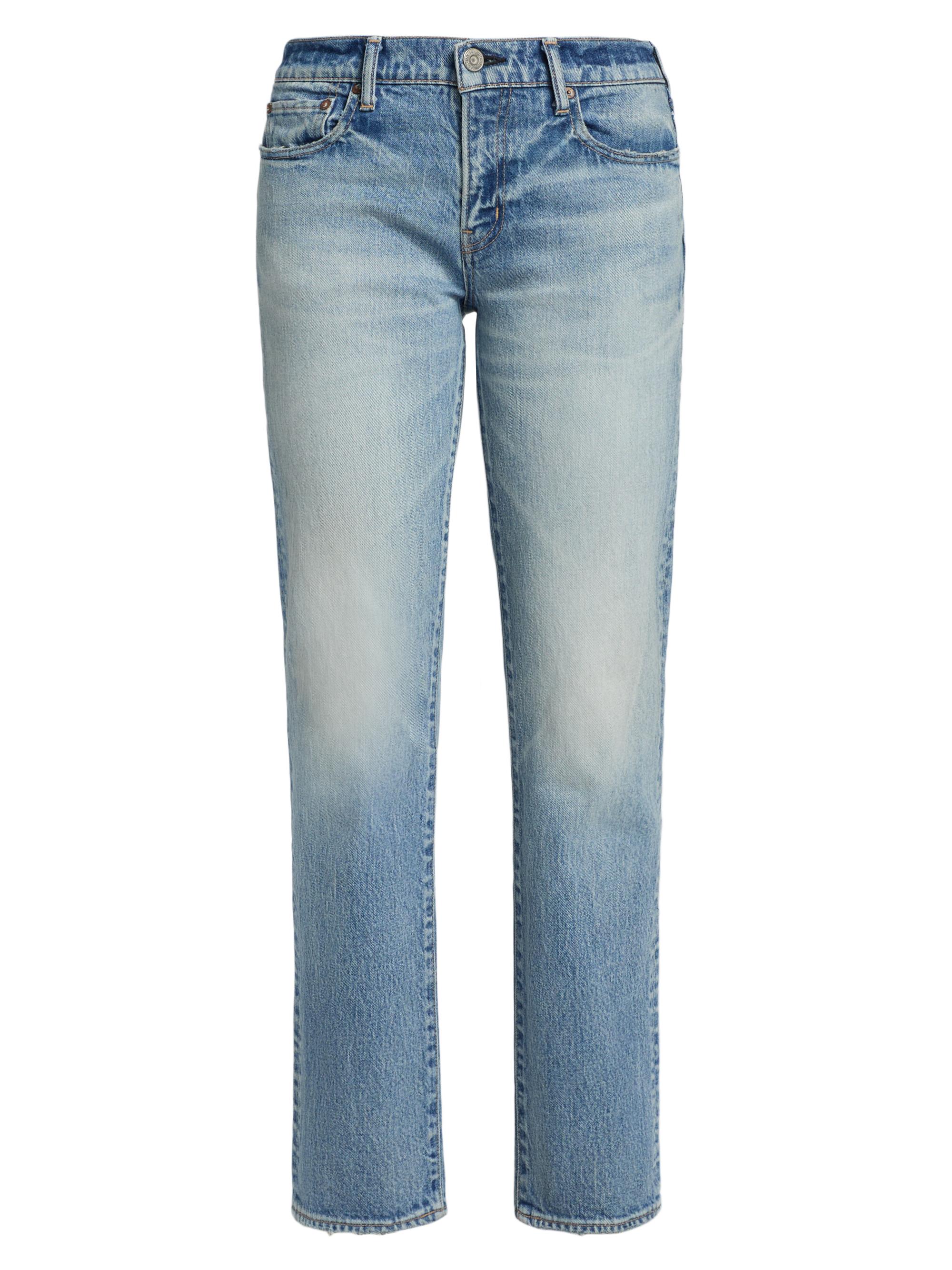 Moussy Vintage Women's Deland Slim Straight-Leg Jeans - Light Blue