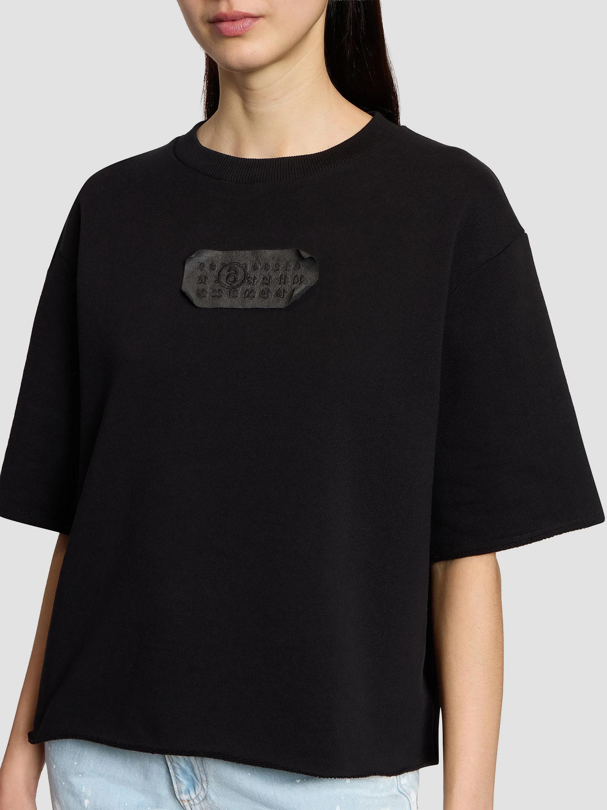 MM6 Maison Margiela Oversized Cotton Logo T-Shirt | Saks Fifth Avenue