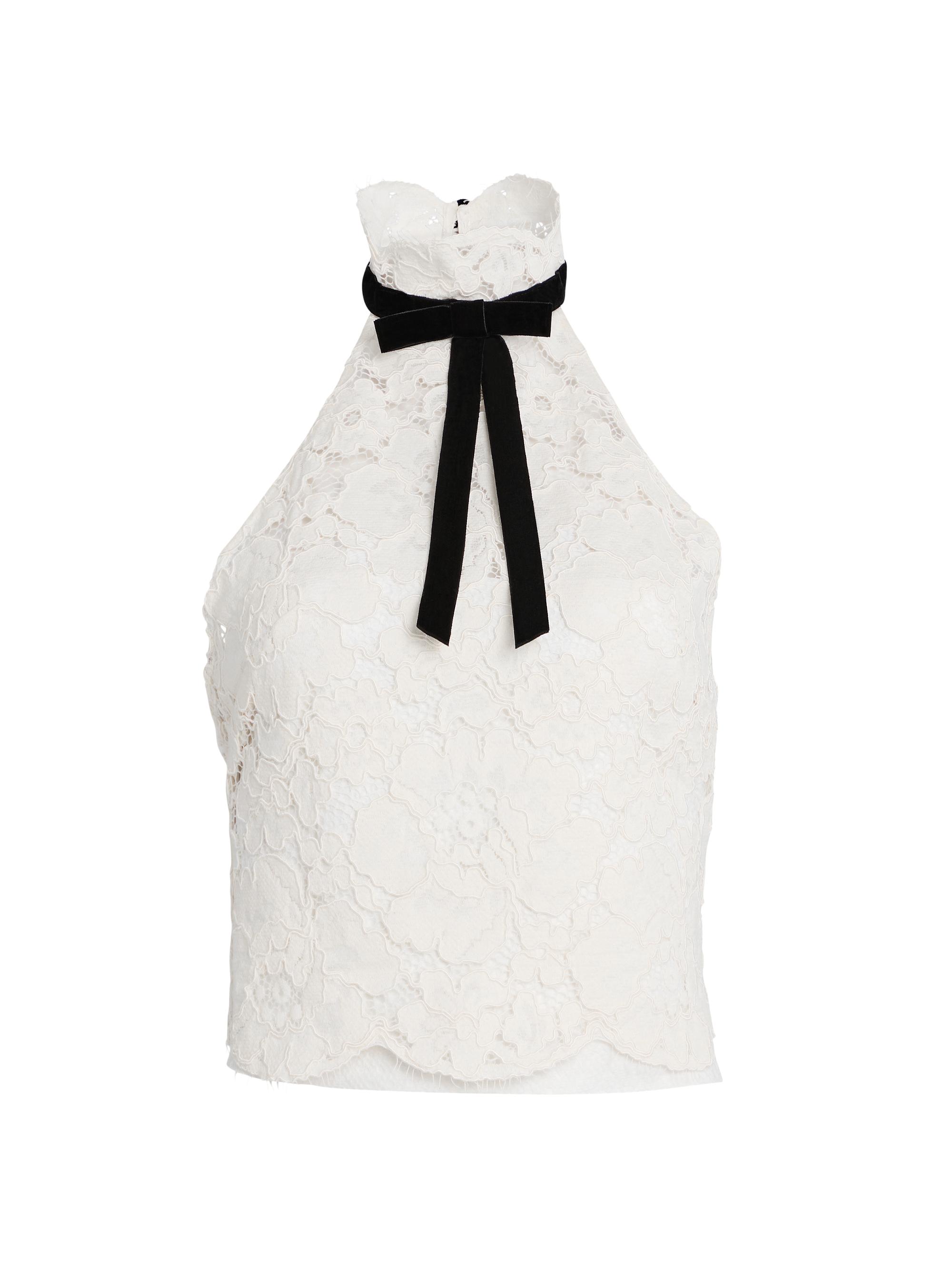 Retrofête Women's Ravenna Lace Top - Cream