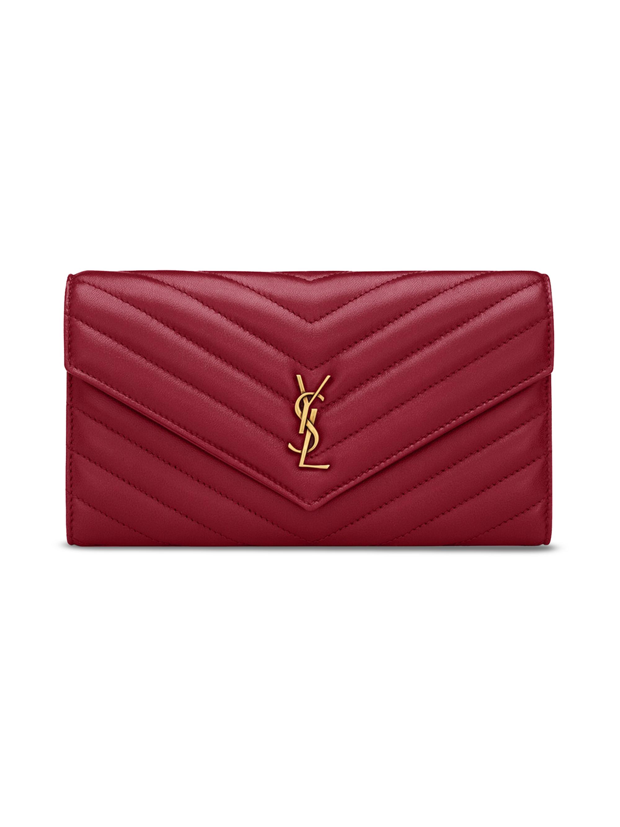 サンローラン★CASSANDRE large flap wallet★長財布 Saint Laurent Cassandre Large Flap Wallet | Saks Fifth Avenue