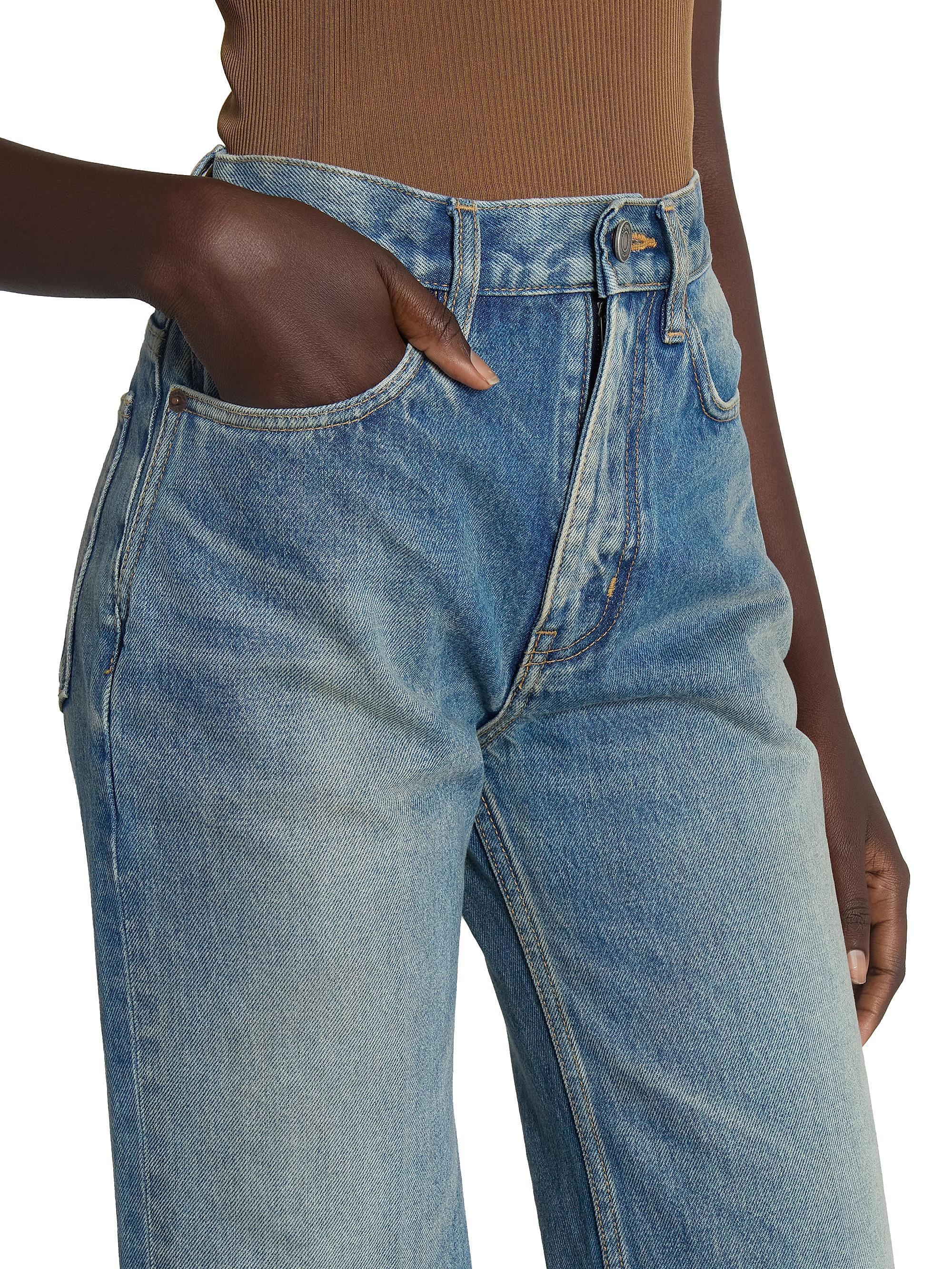 Saint Laurent Yves Flared Jeans in Denim | Saks Fifth Avenue