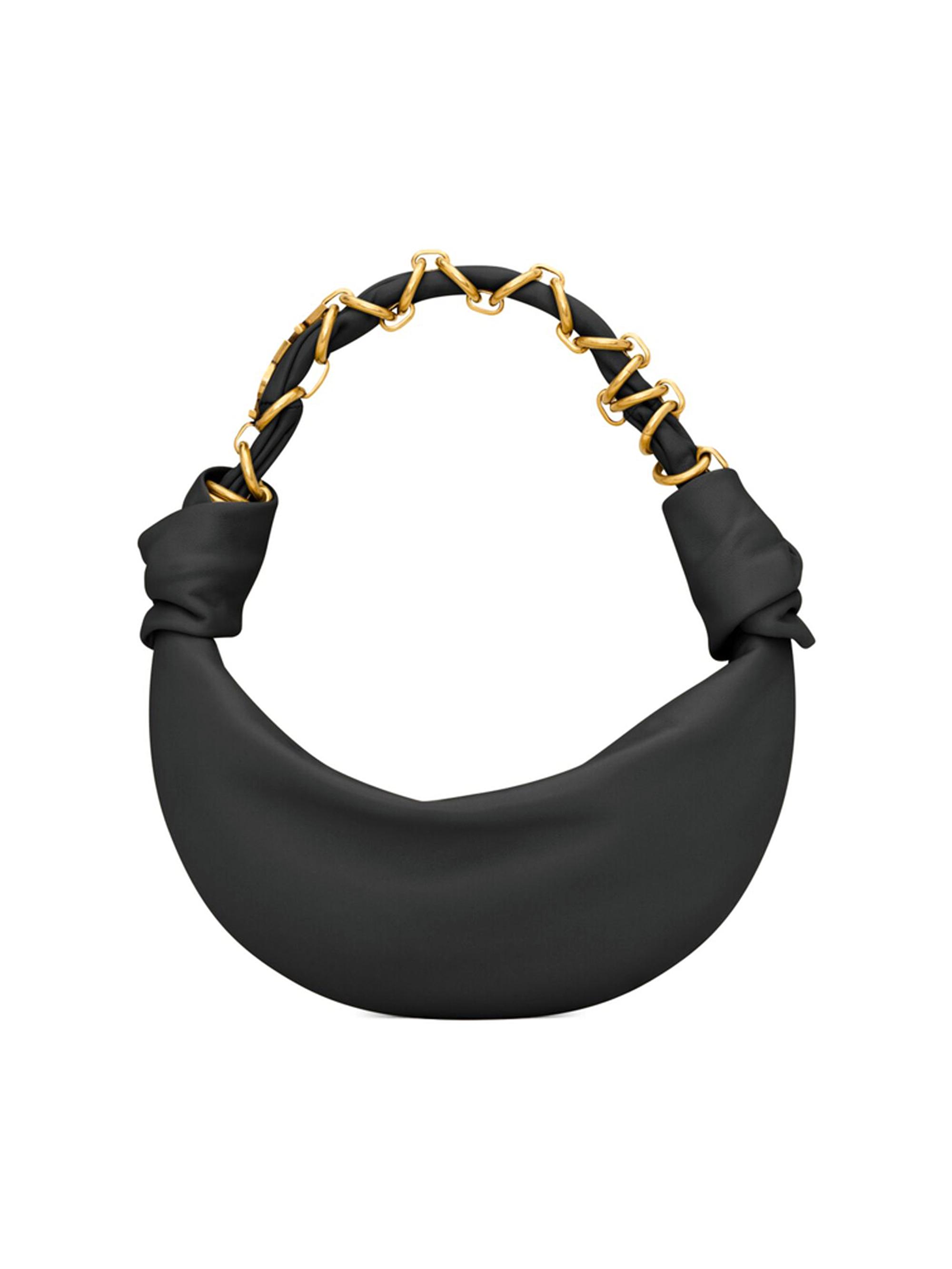 Saint Laurent Women's Amalia Mini Top Handle Bag in Lambskin - Black