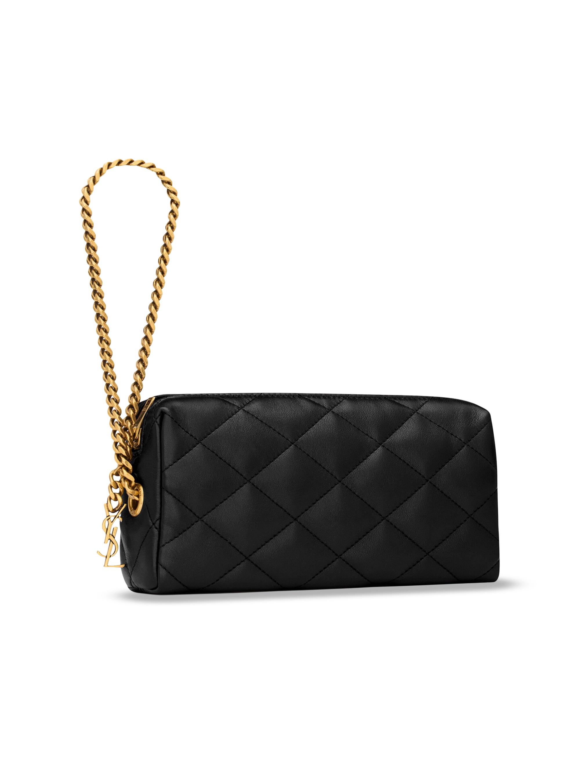 Saint Laurent Cassandre Bijou Pouch in Lambskin Leather | Saks
