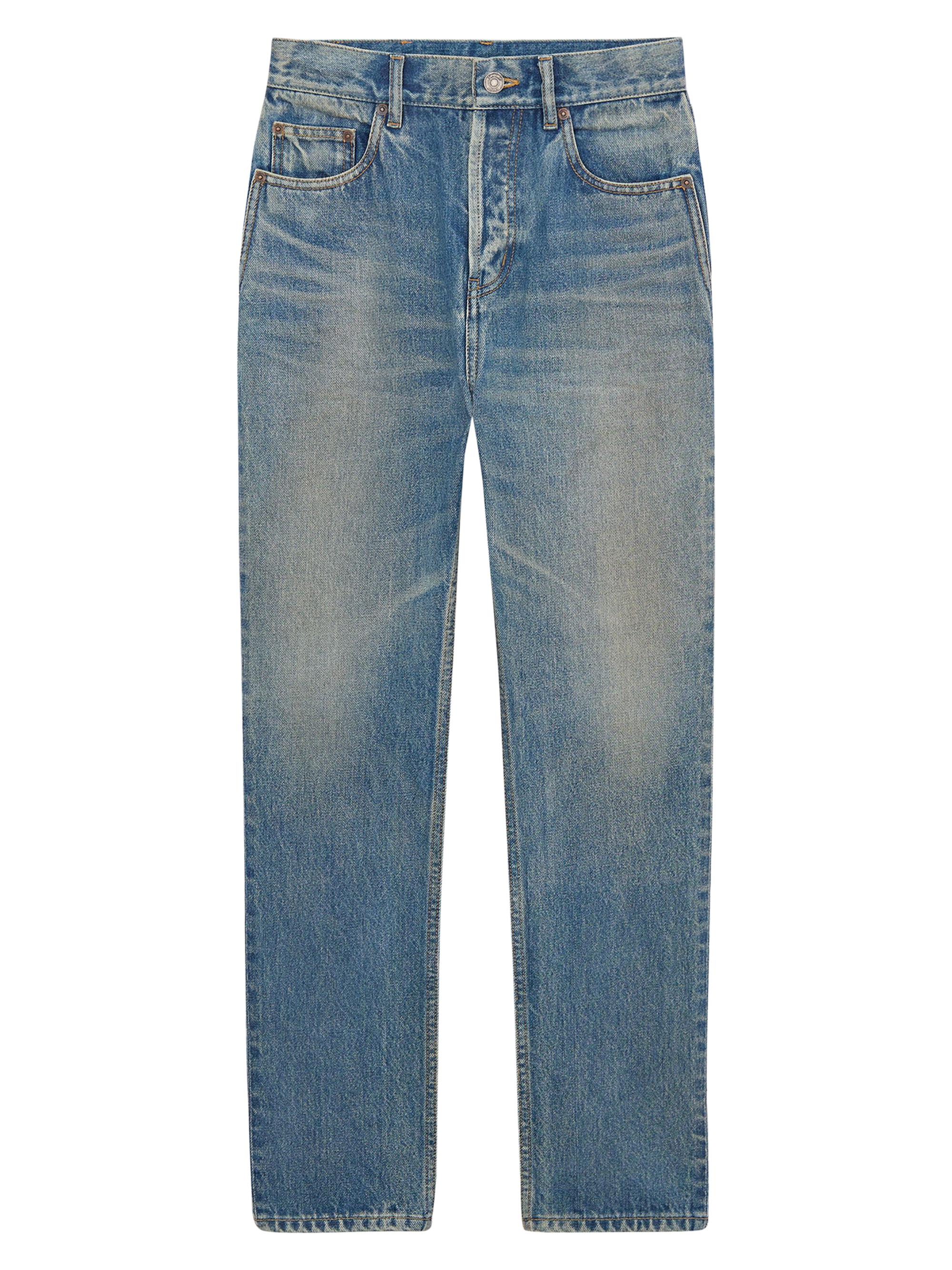 Saint Laurent Clyde Jeans in August Denim | Saks Fifth Avenue