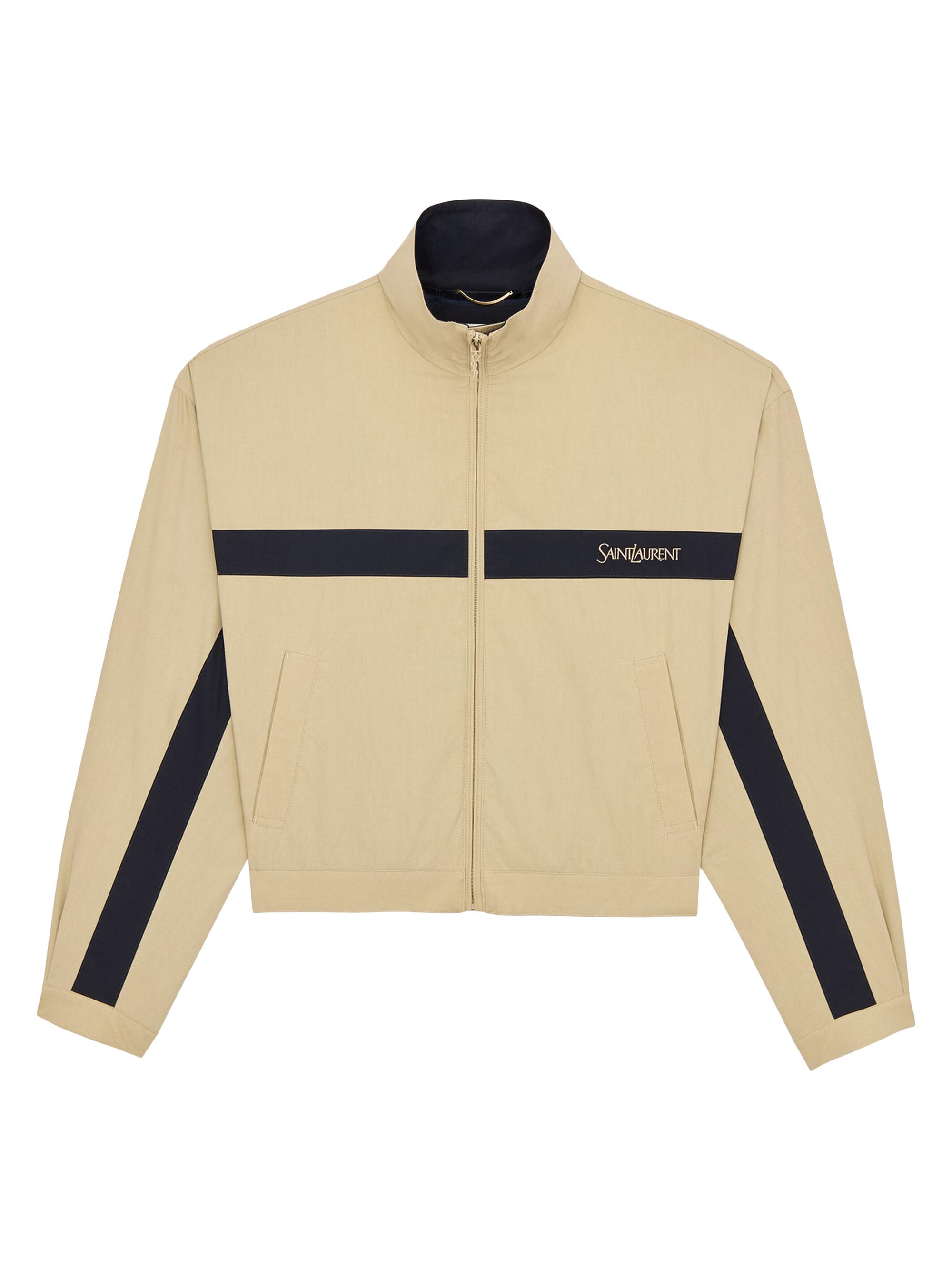 Saint Laurent Saint Laurent Jacket in Cotton Canvas | Saks Fifth