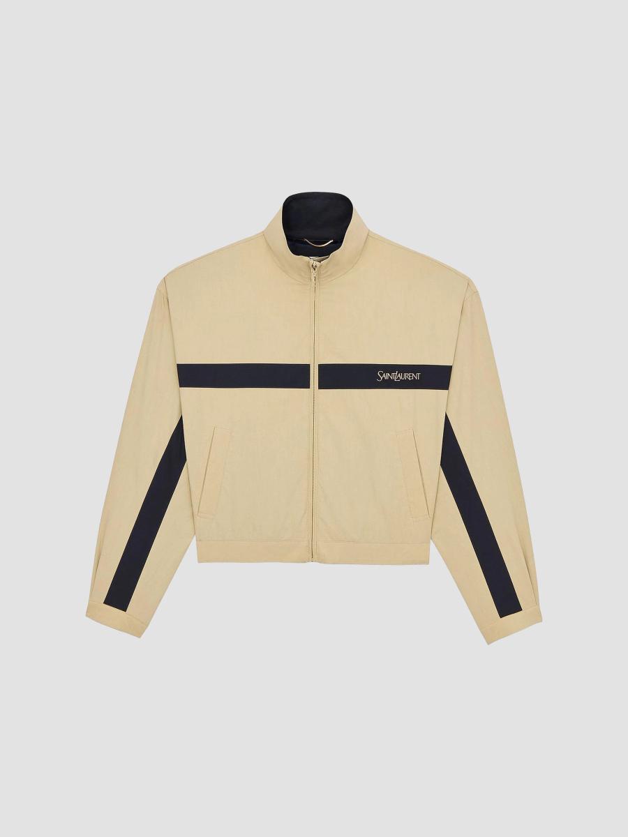 Saint Laurent Saint Laurent Jacket in Cotton Canvas | Saks Fifth