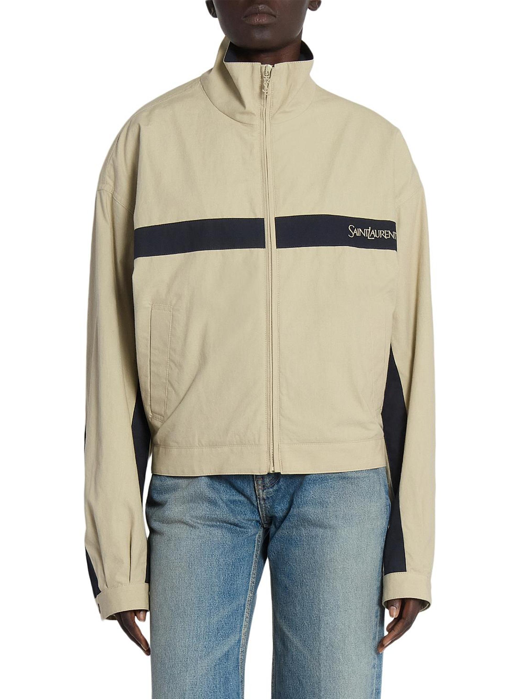 Saint Laurent Saint Laurent Jacket in Cotton Canvas | Saks Fifth