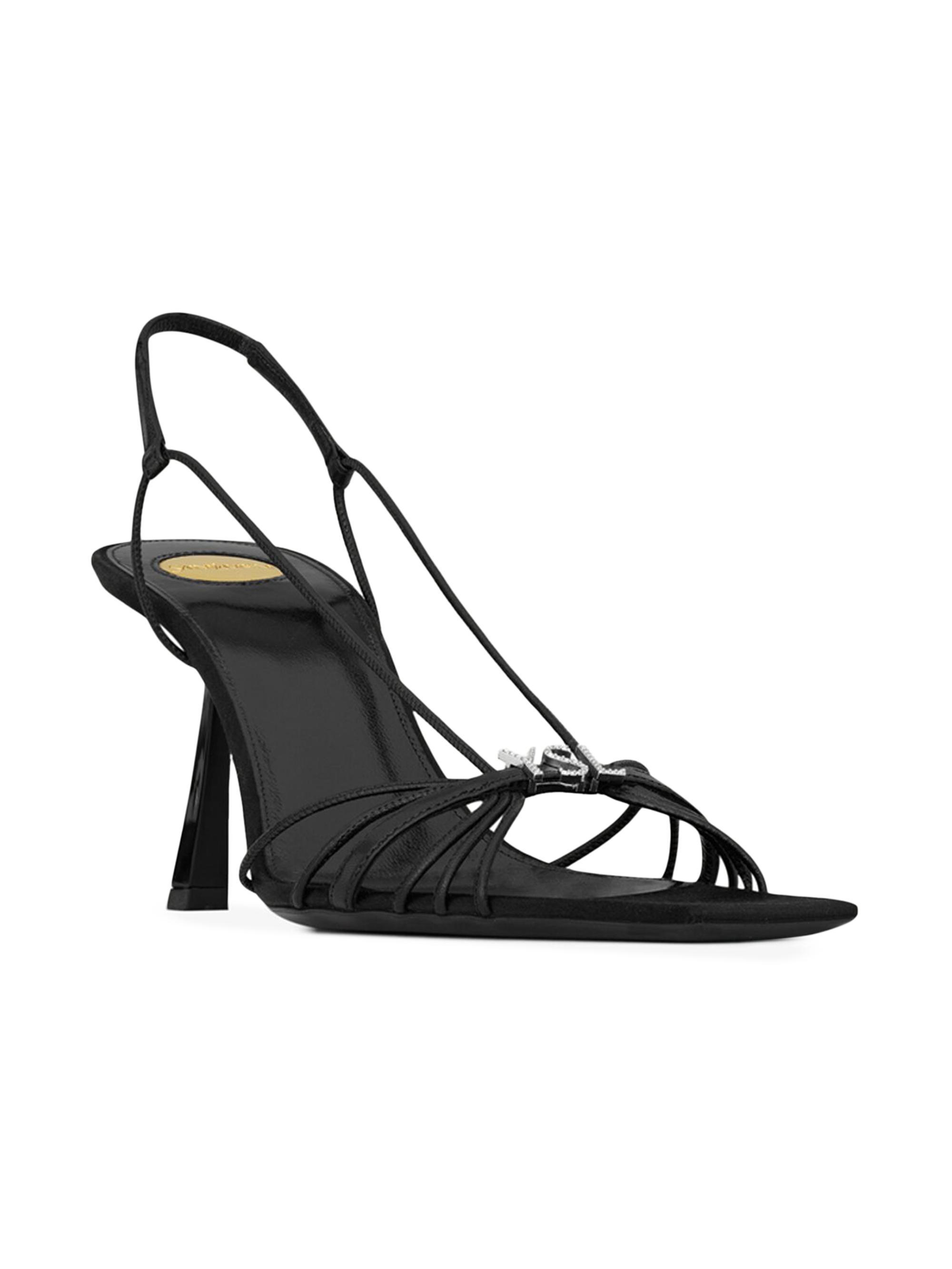 Saint Laurent Jerry Sandals in Smooth Leather | Saks Fifth Avenue