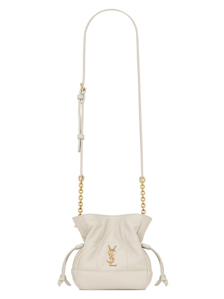 Saint Laurent Jamie Mini Shoulder Pouch in Lambskin | Saks Fifth
