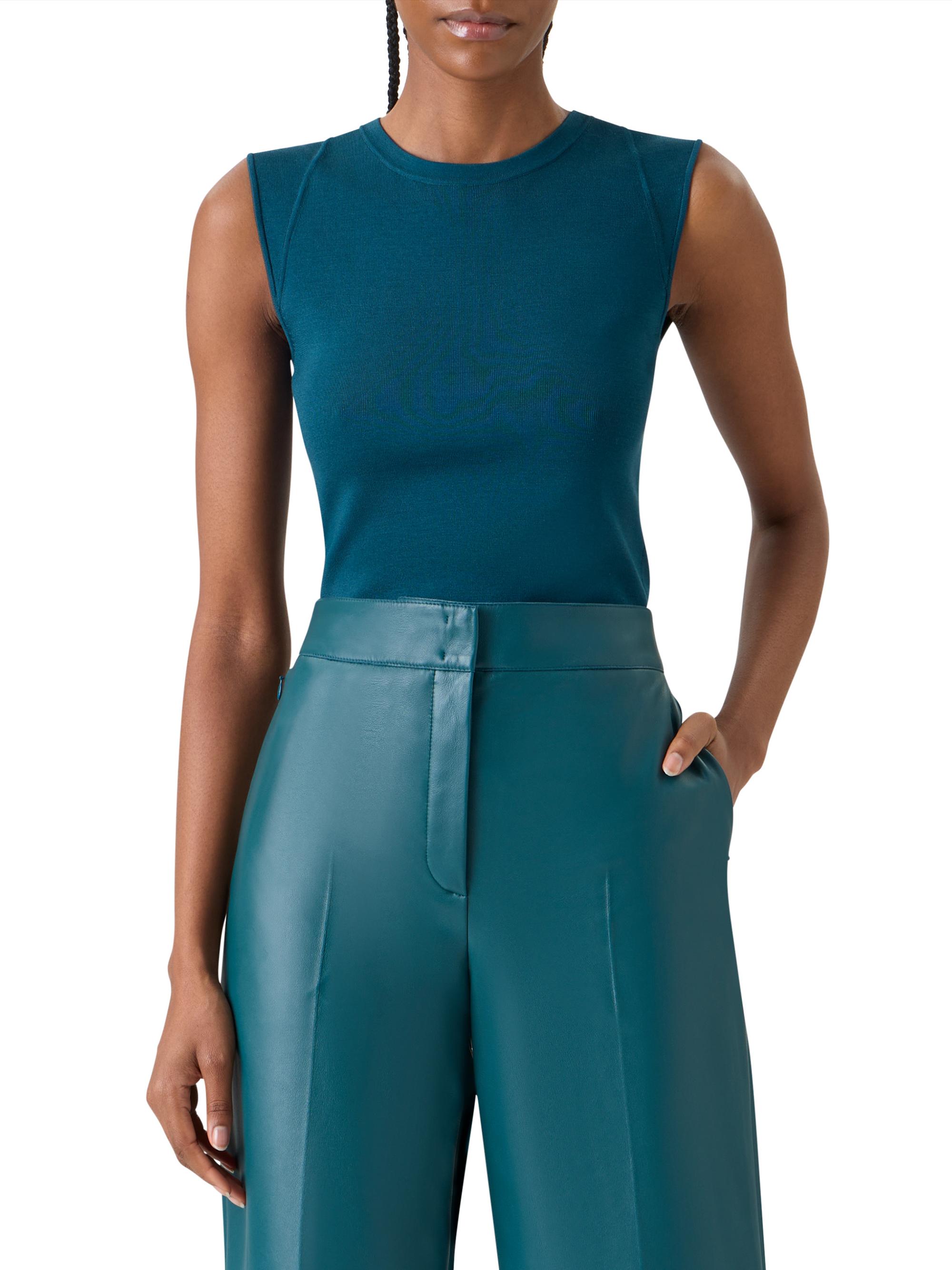 Akris Women's Stretch-Silk Knit Top - Ottanio | Thumbnail 3