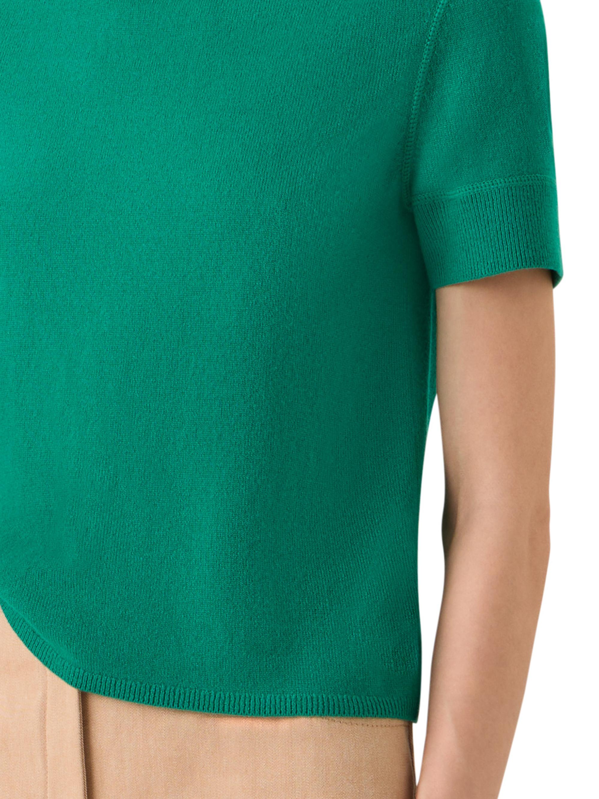 Akris Women's Cashmere Short-Sleeve Knit Sweater - Tourmaline | Thumbnail 6