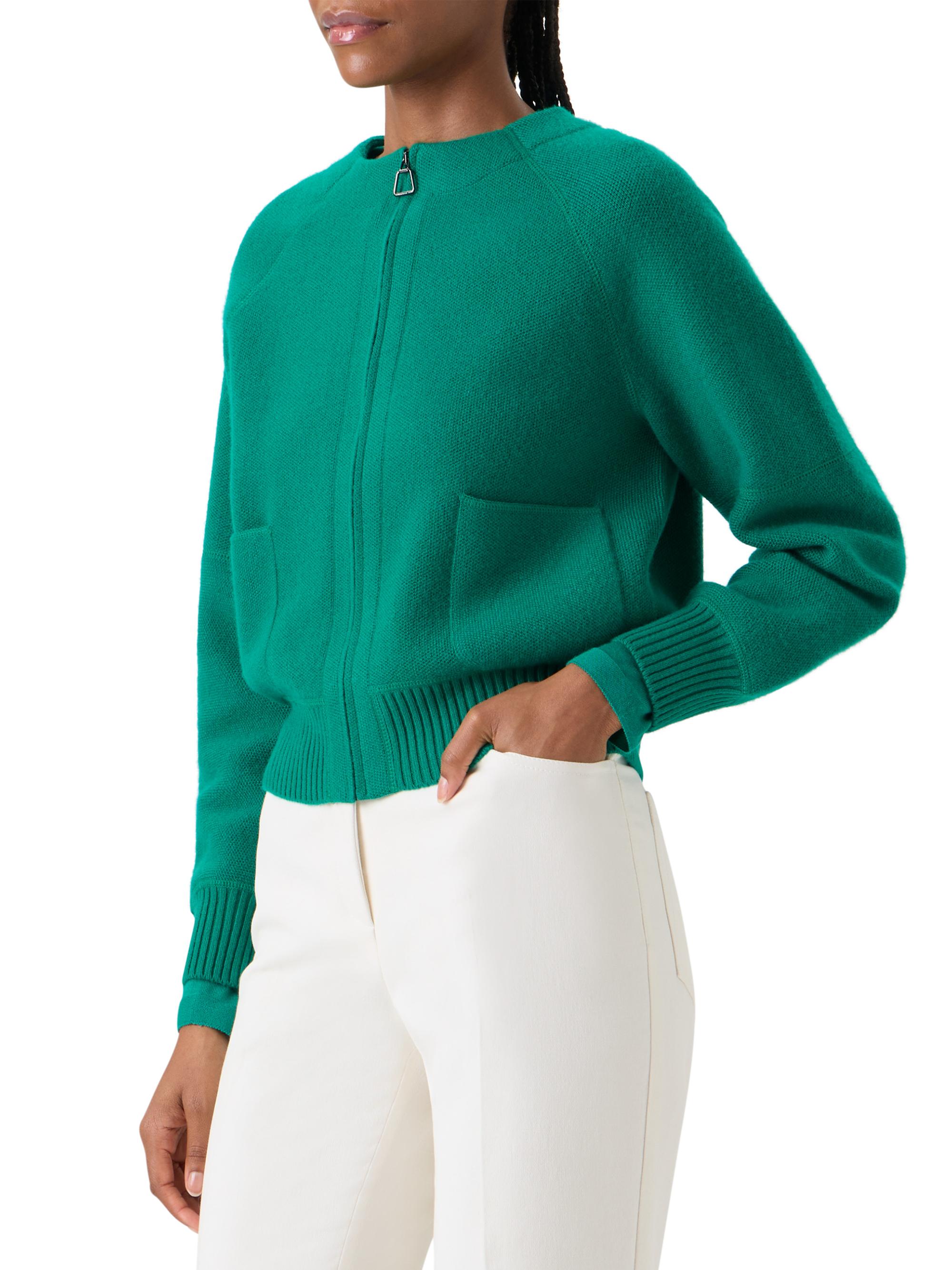Akris Cashmere Piqué Zip Cardigan | Saks Fifth Avenue