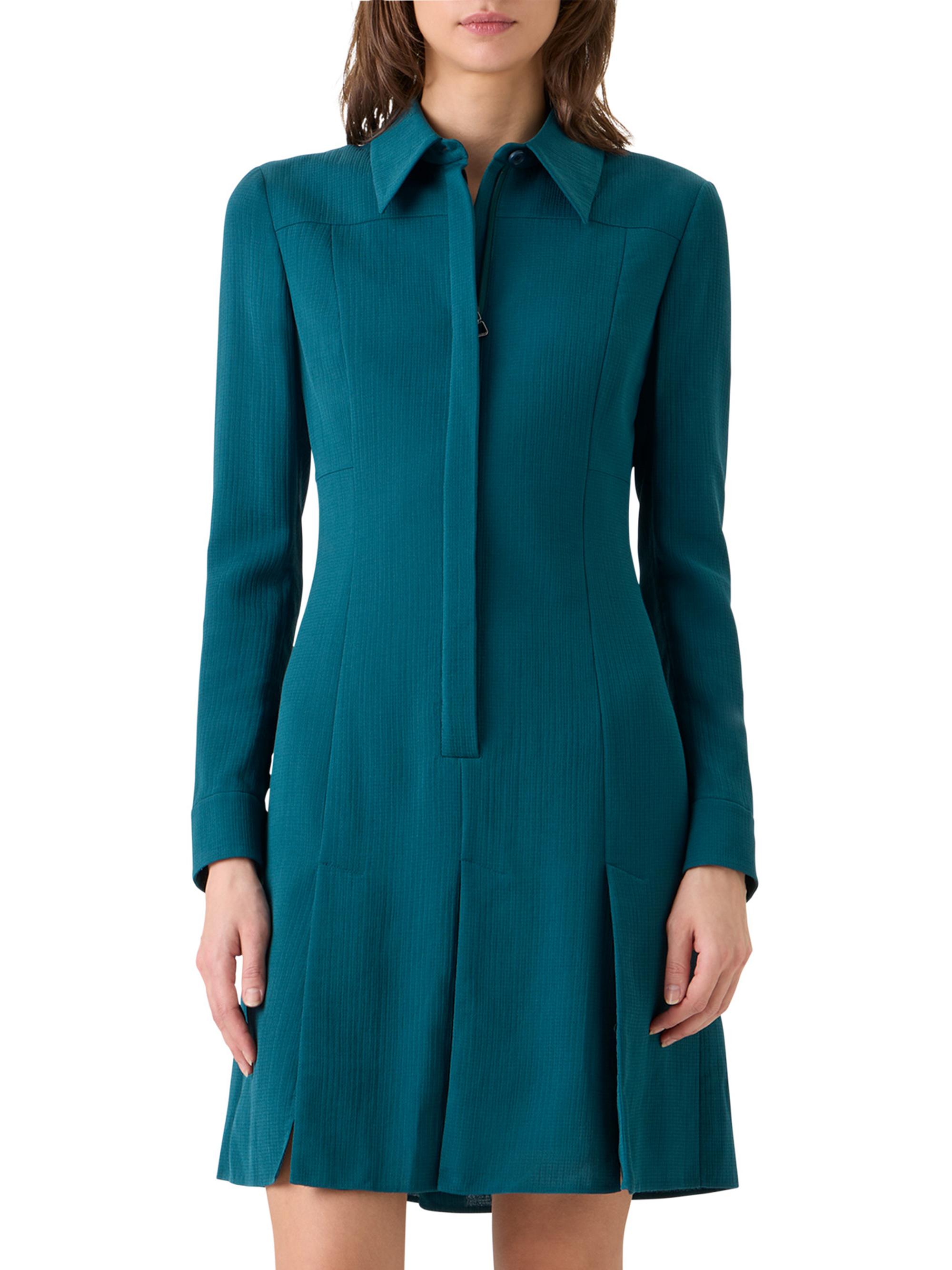 Akris Women's Cotton-Silk Seersucker Shirtdress - Ottanio | Thumbnail 2