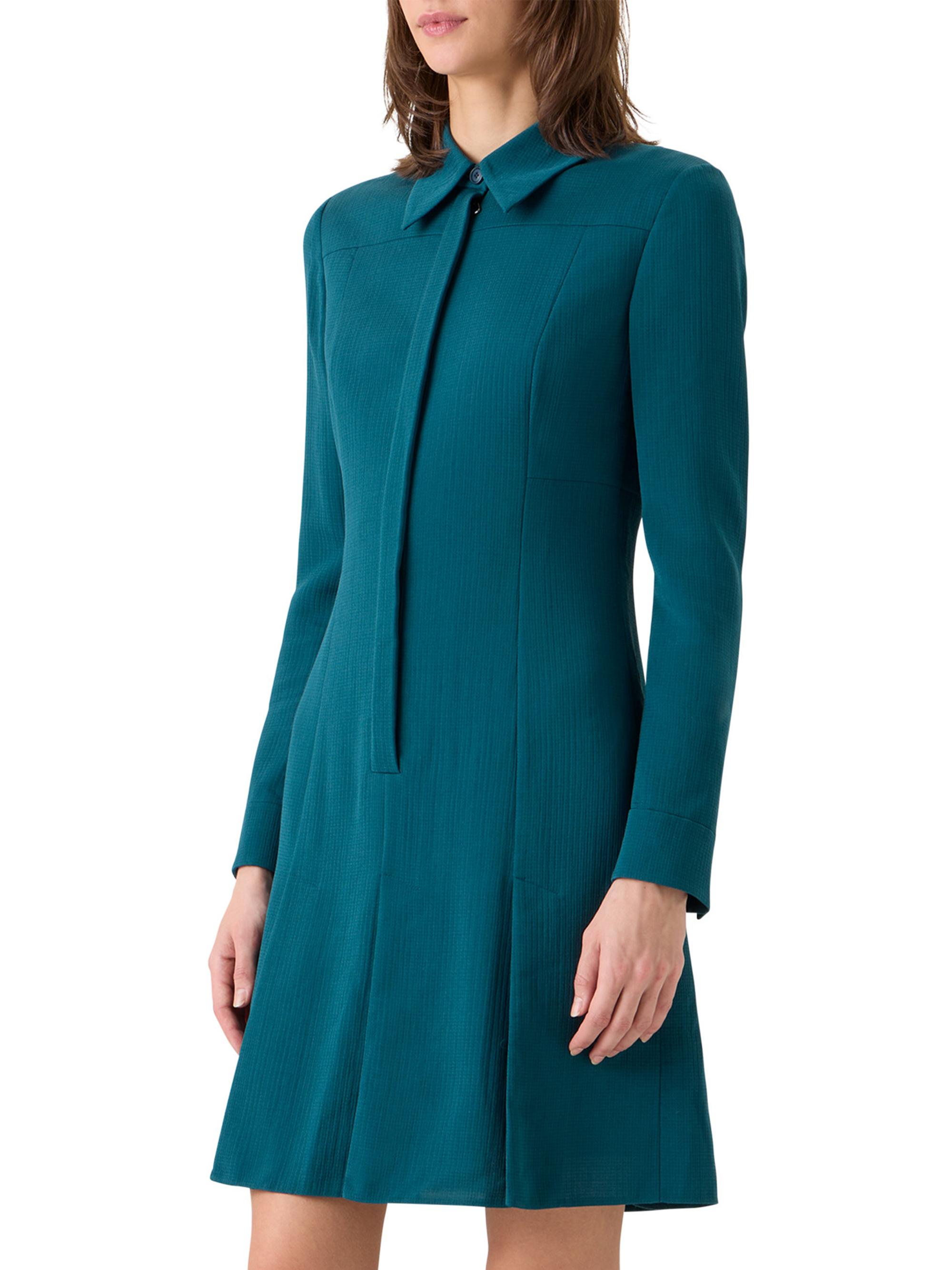 Akris Women's Cotton-Silk Seersucker Shirtdress - Ottanio | Thumbnail 3
