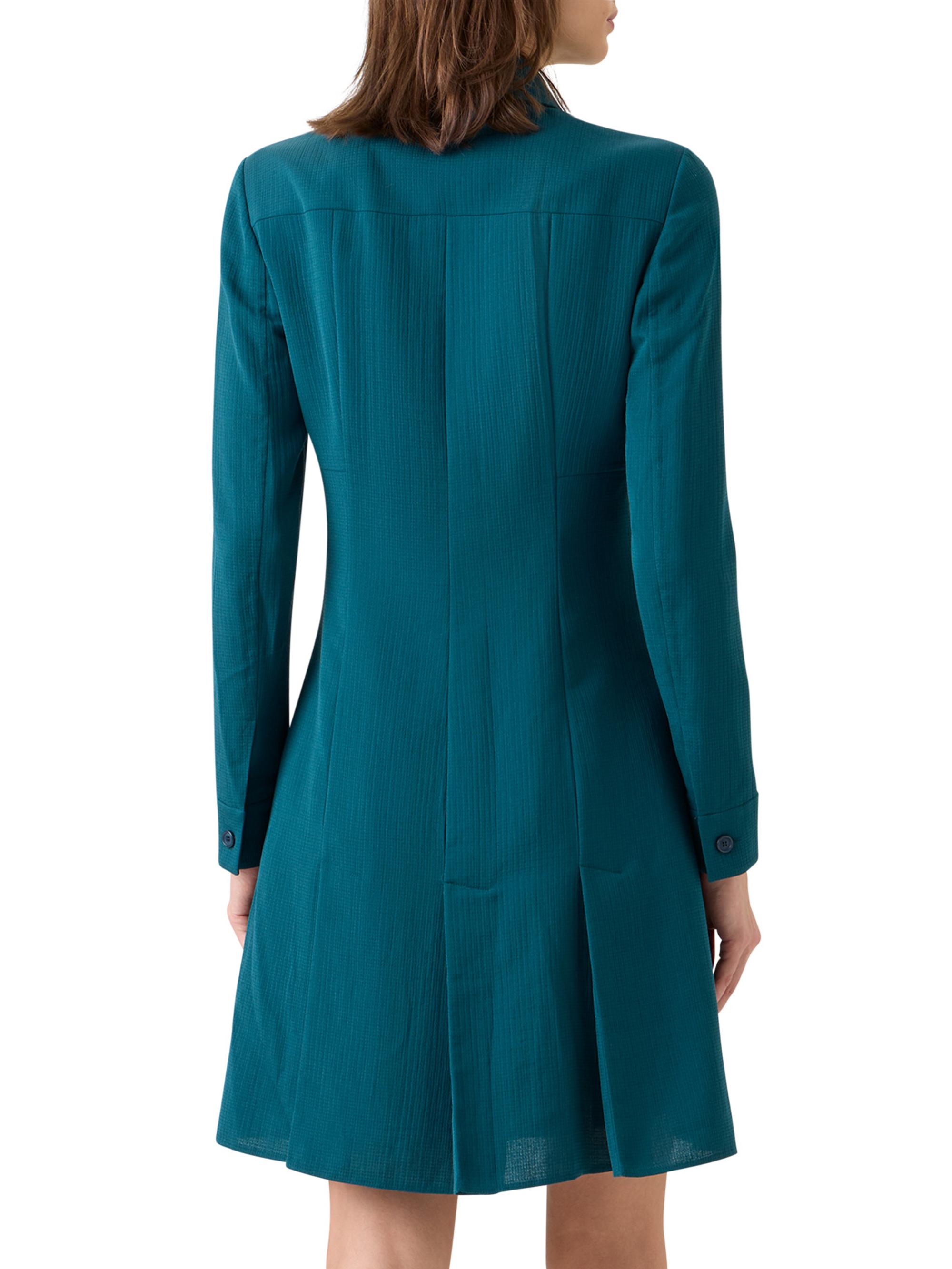 Akris Women's Cotton-Silk Seersucker Shirtdress - Ottanio | Thumbnail 4