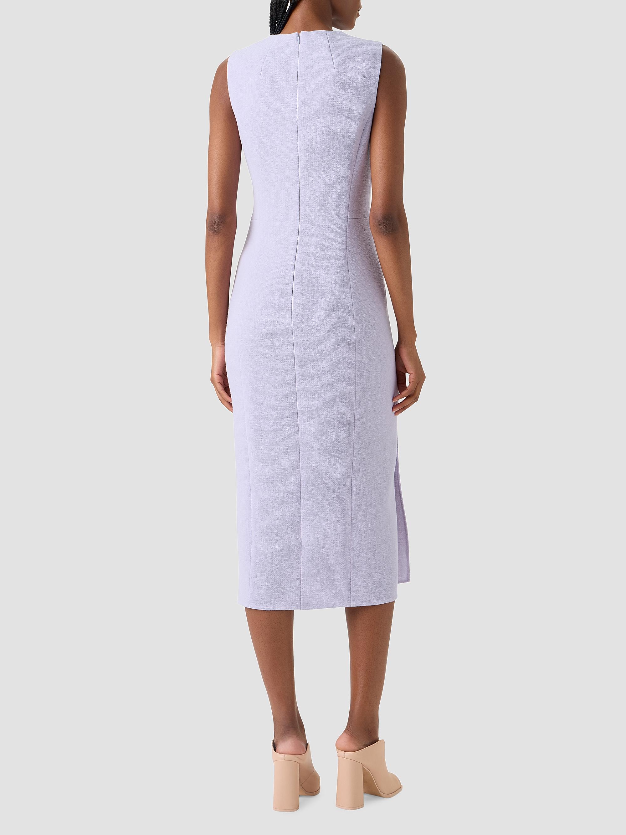 Akris Women's Wool Crepe Sheath Midi Dress - Malva | Thumbnail 3