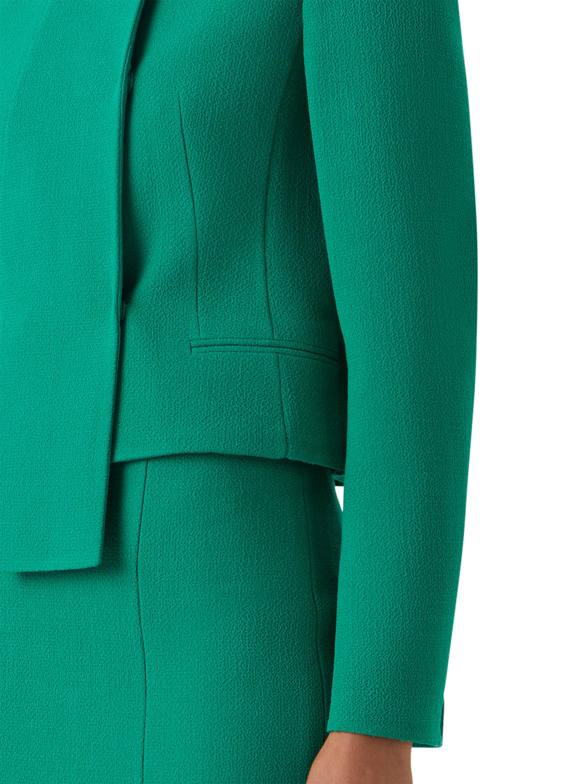 Akris Women's Emilio Wool Short Jacket - Tourmaline | Thumbnail 6