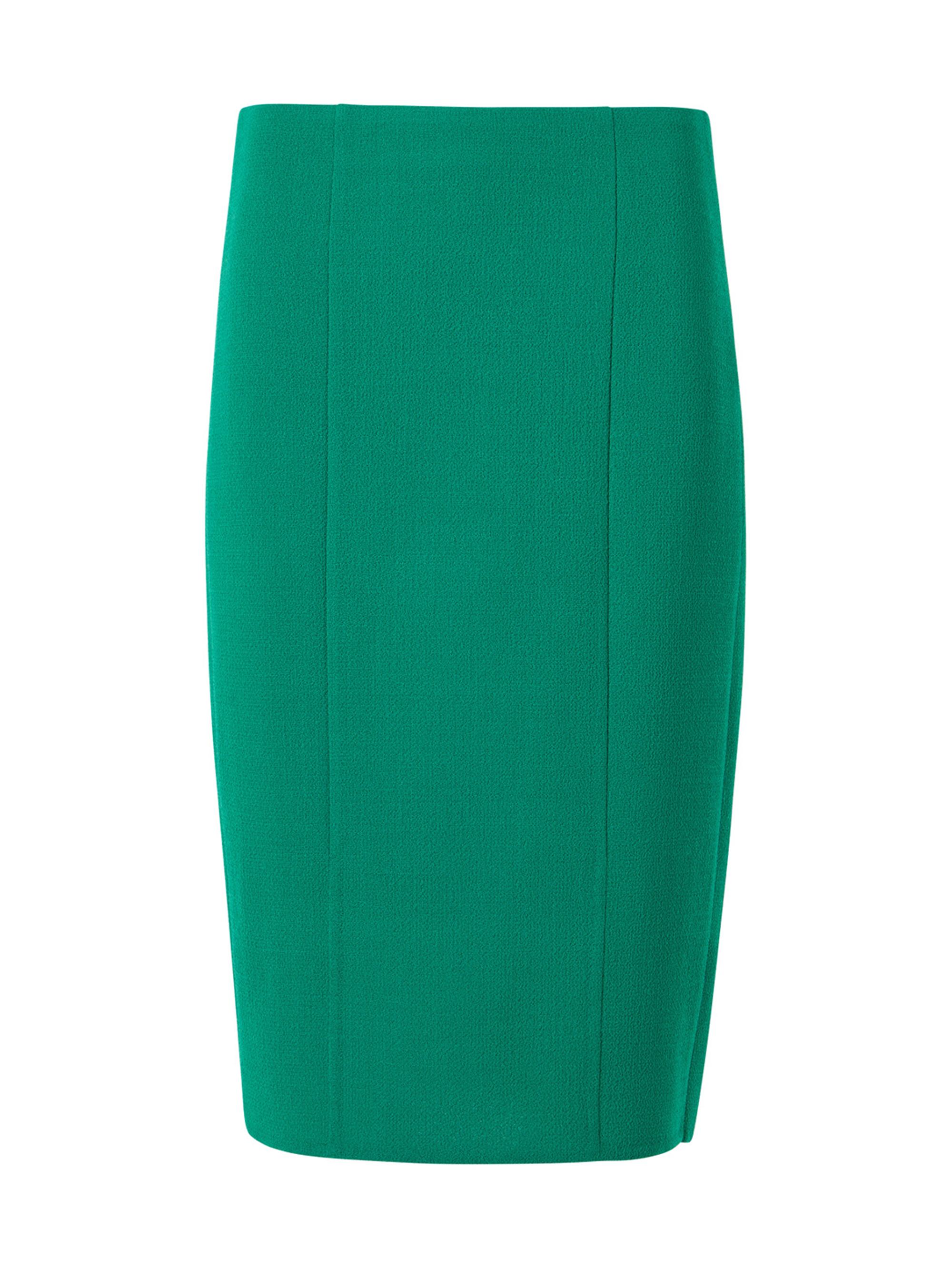 Akris Women's Double-Face Crepe Wool Pencil Skirt - Tourmaline