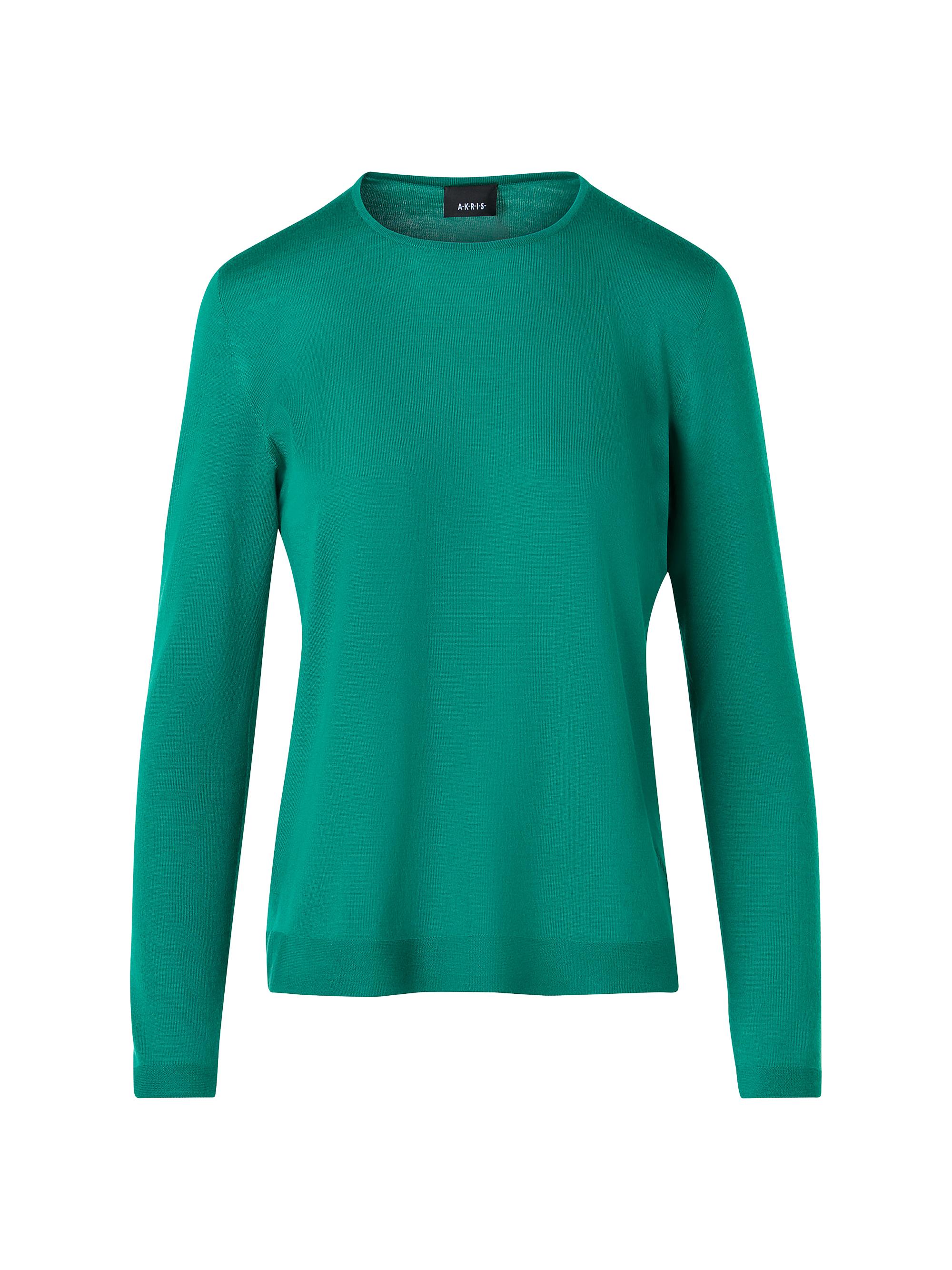 Akris Women's Fine-Gauge Knit Cashmere-Silk Sweater - Tourmaline