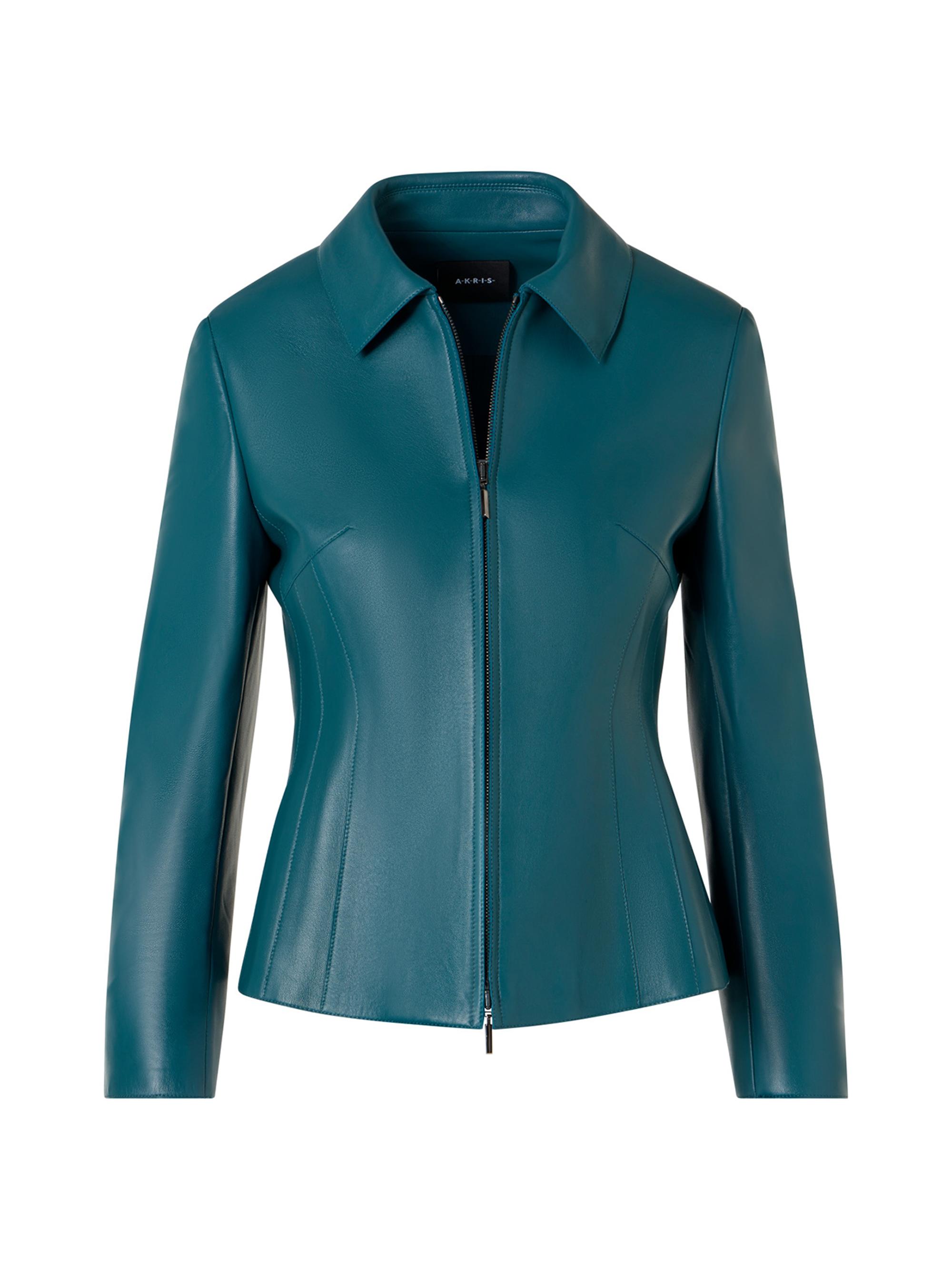 Akris Hecate Leather Zip Jacket | Saks Fifth Avenue