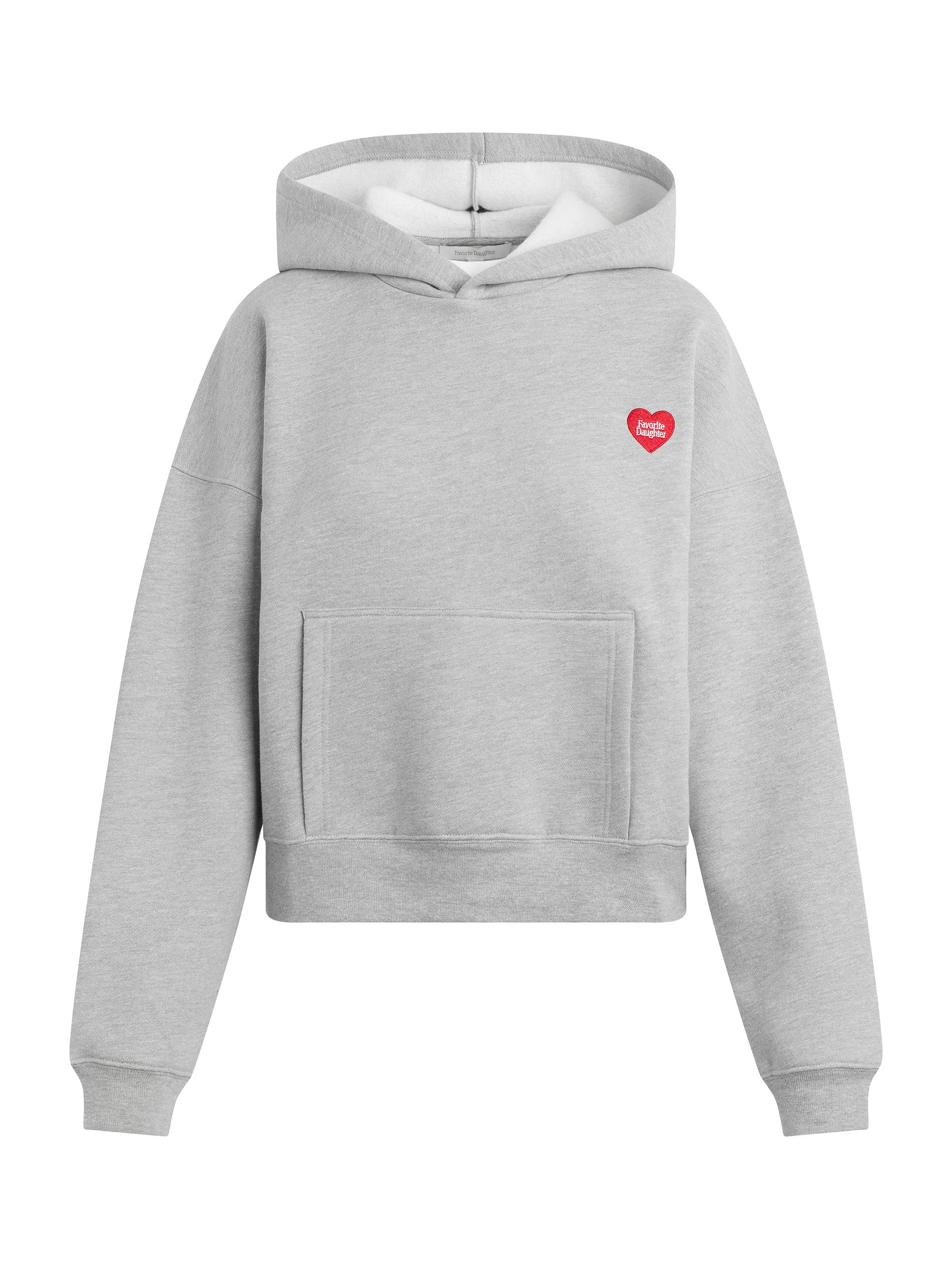 Favorite Daughter Women's Logo Oversized Hoodie - Heather Grey