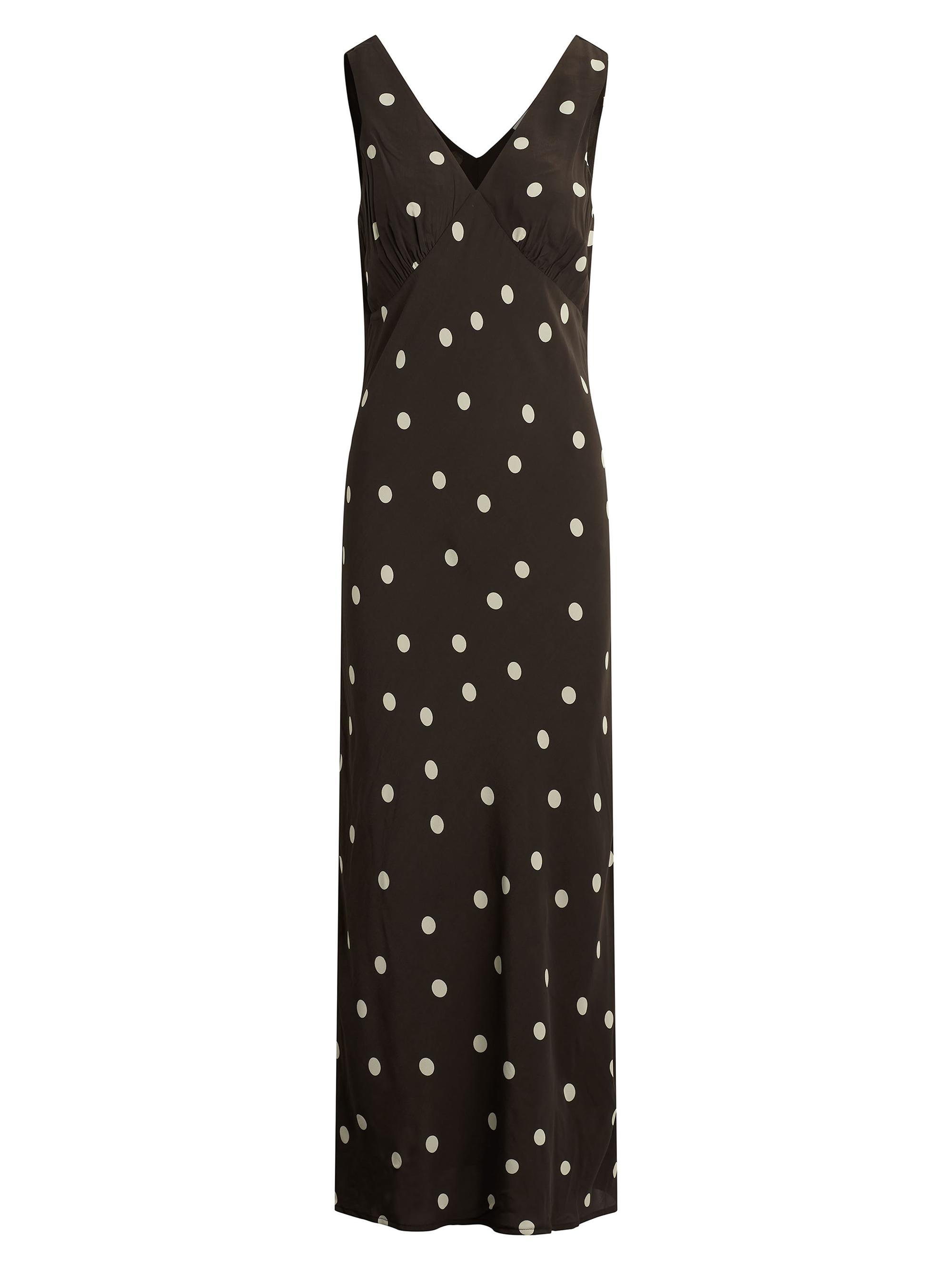 Favorite Daughter Women's The Anyday Anytime Maxi Dress - Espresso Polka Dot