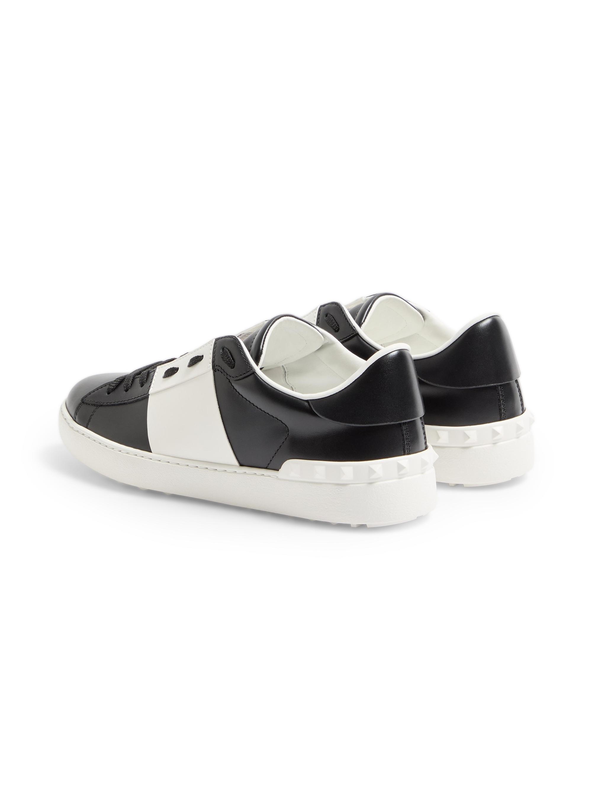 Valentino Garavani Calfskin Open Sneaker | Saks Fifth Avenue