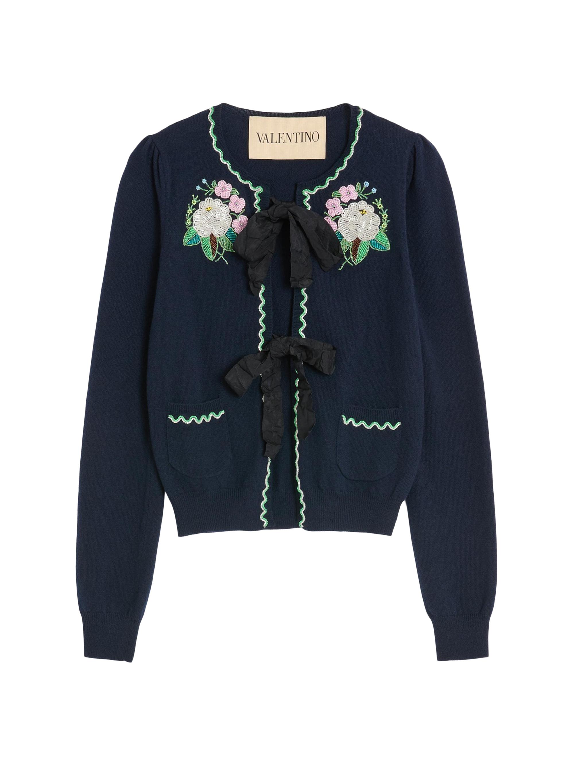 Valentino Garavani Embroidered Cardigan | Saks Fifth Avenue
