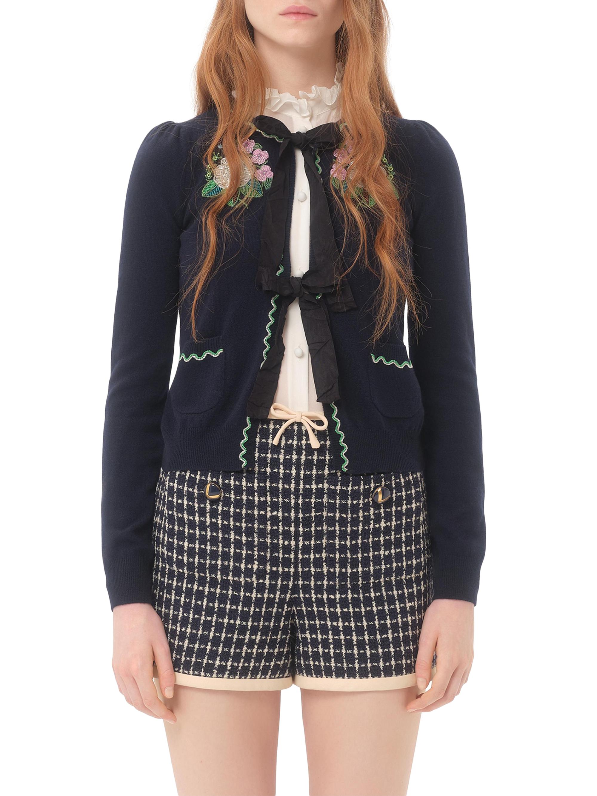 Valentino Garavani Embroidered Cardigan | Saks Fifth Avenue