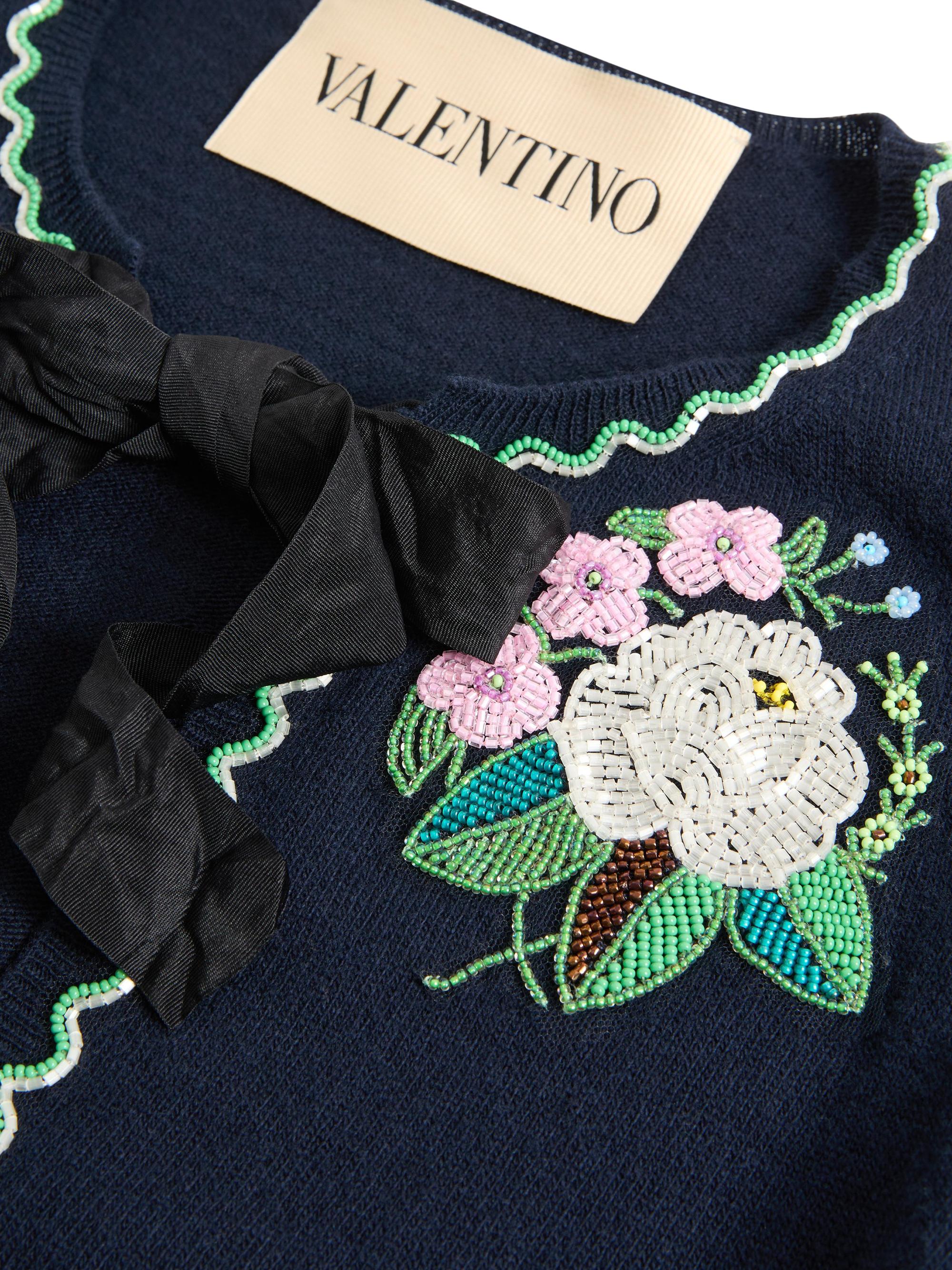 Valentino Garavani Embroidered Cardigan | Saks Fifth Avenue
