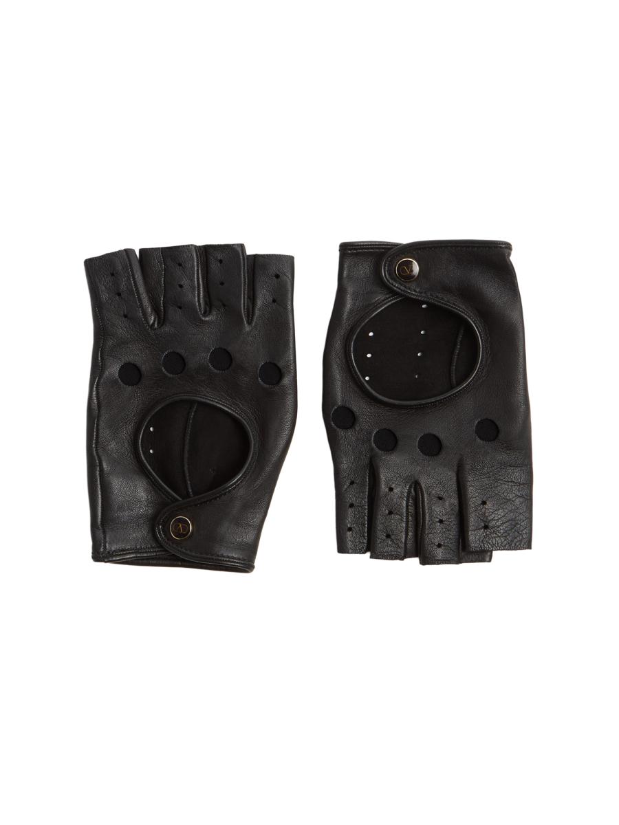 Valentino Garavani Vlogo Signature Nappa Fingerless Gloves | Saks
