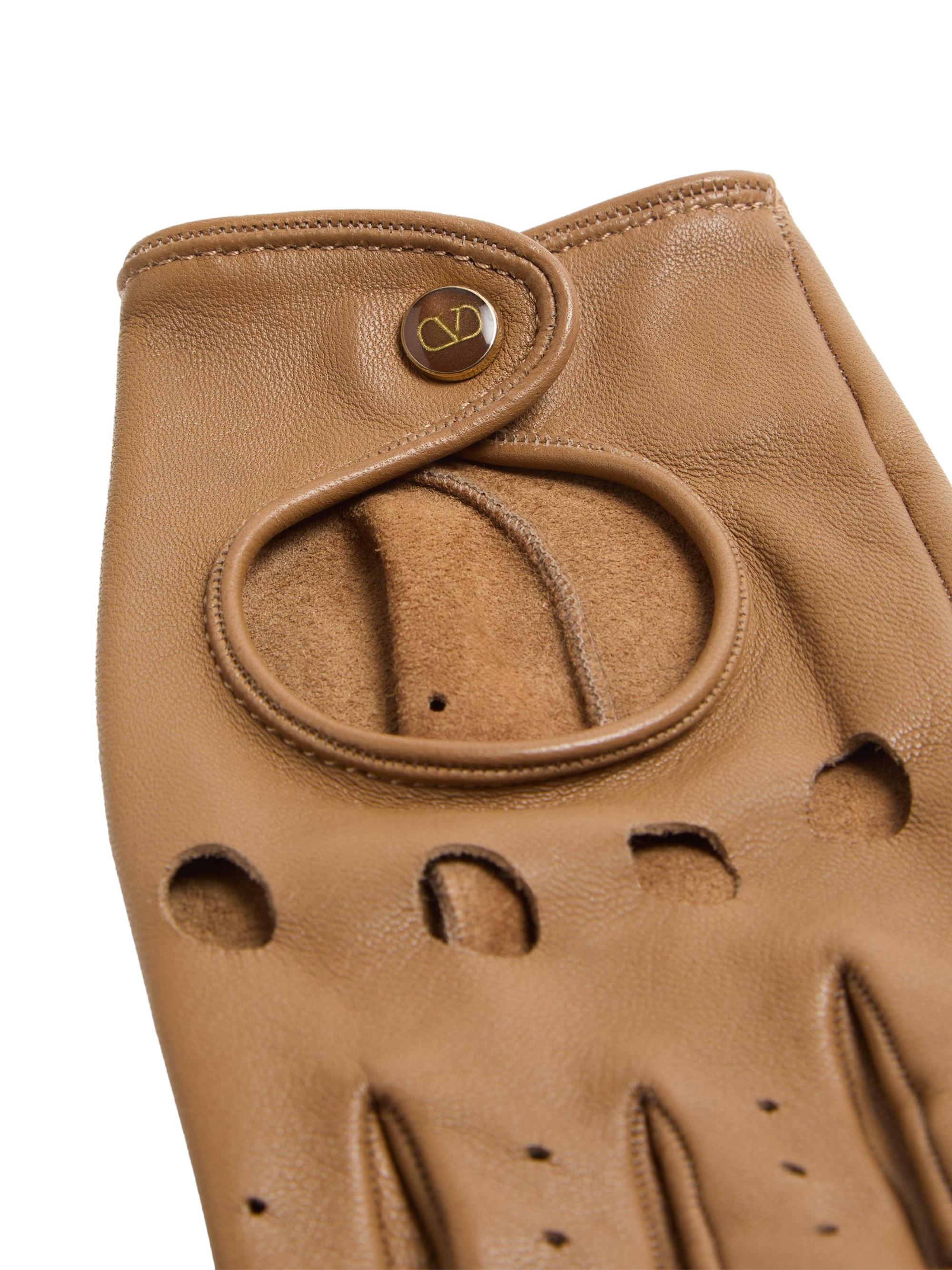 Valentino Garavani Vlogo Signature Nappa Fingerless Gloves | Saks