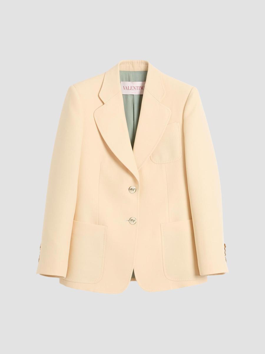 Valentino Garavani Crepe Couture Blazer | Saks Fifth Avenue