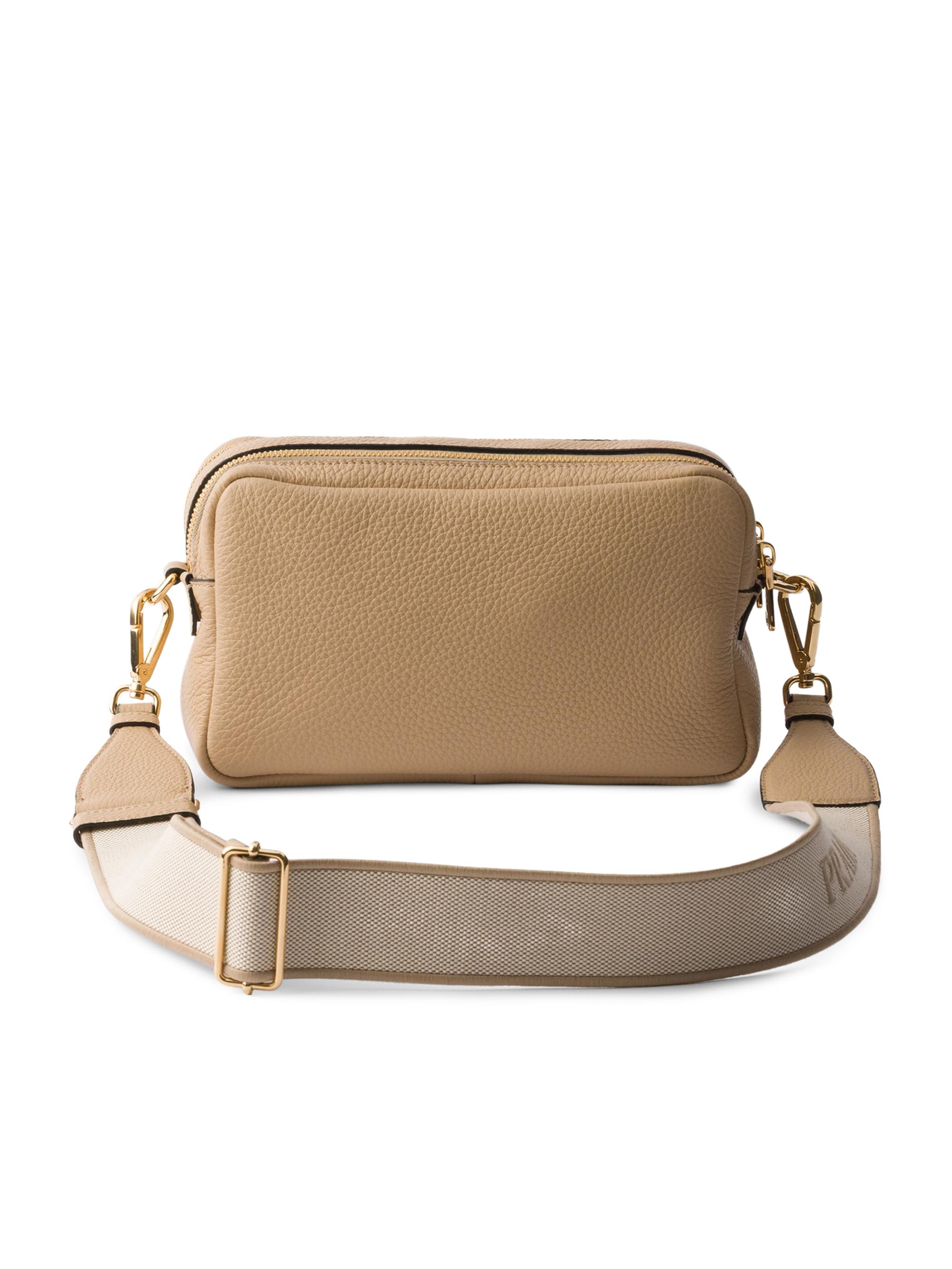 【ほぼ未使用保証書付き】激レア　PRADA 刺繍　ショルダーバッグ　ベージュ Prada Small Leather Shoulder Bag | Saks Fifth Avenue
