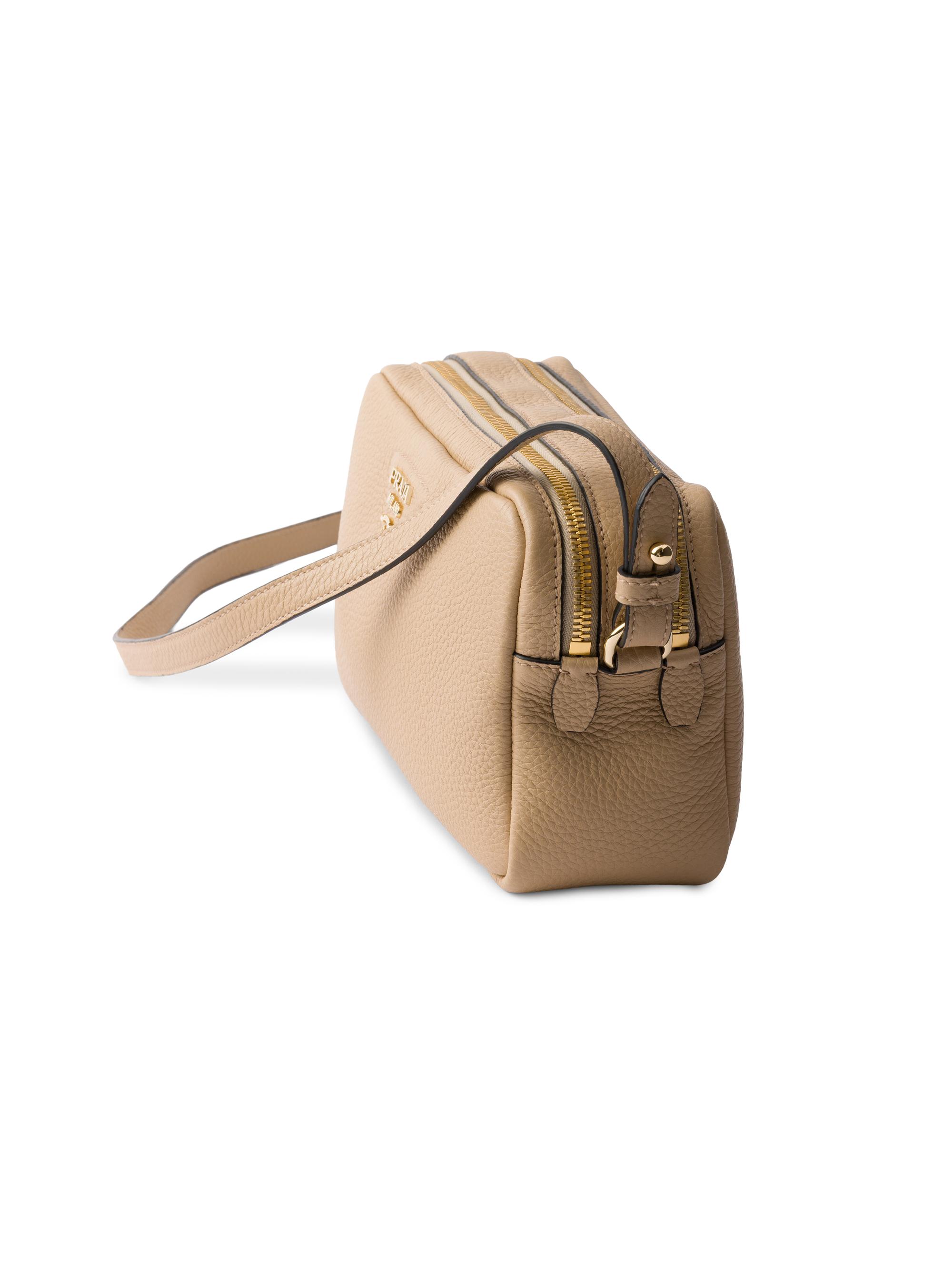 【ほぼ未使用保証書付き】激レア　PRADA 刺繍　ショルダーバッグ　ベージュ Prada Small Leather Shoulder Bag | Saks Fifth Avenue