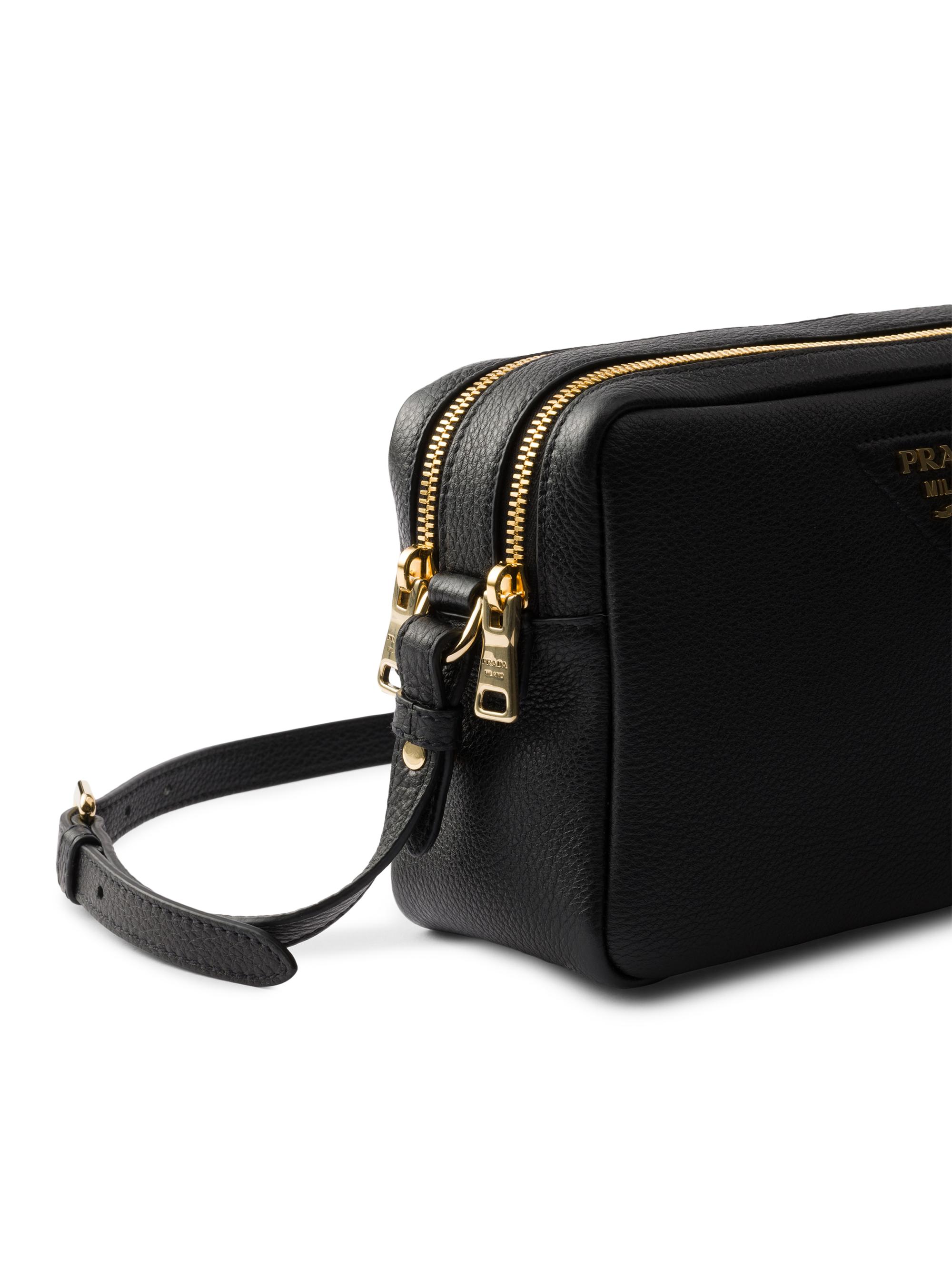 Prada Women's  Leather Shoulder Bag - Black | Thumbnail 4