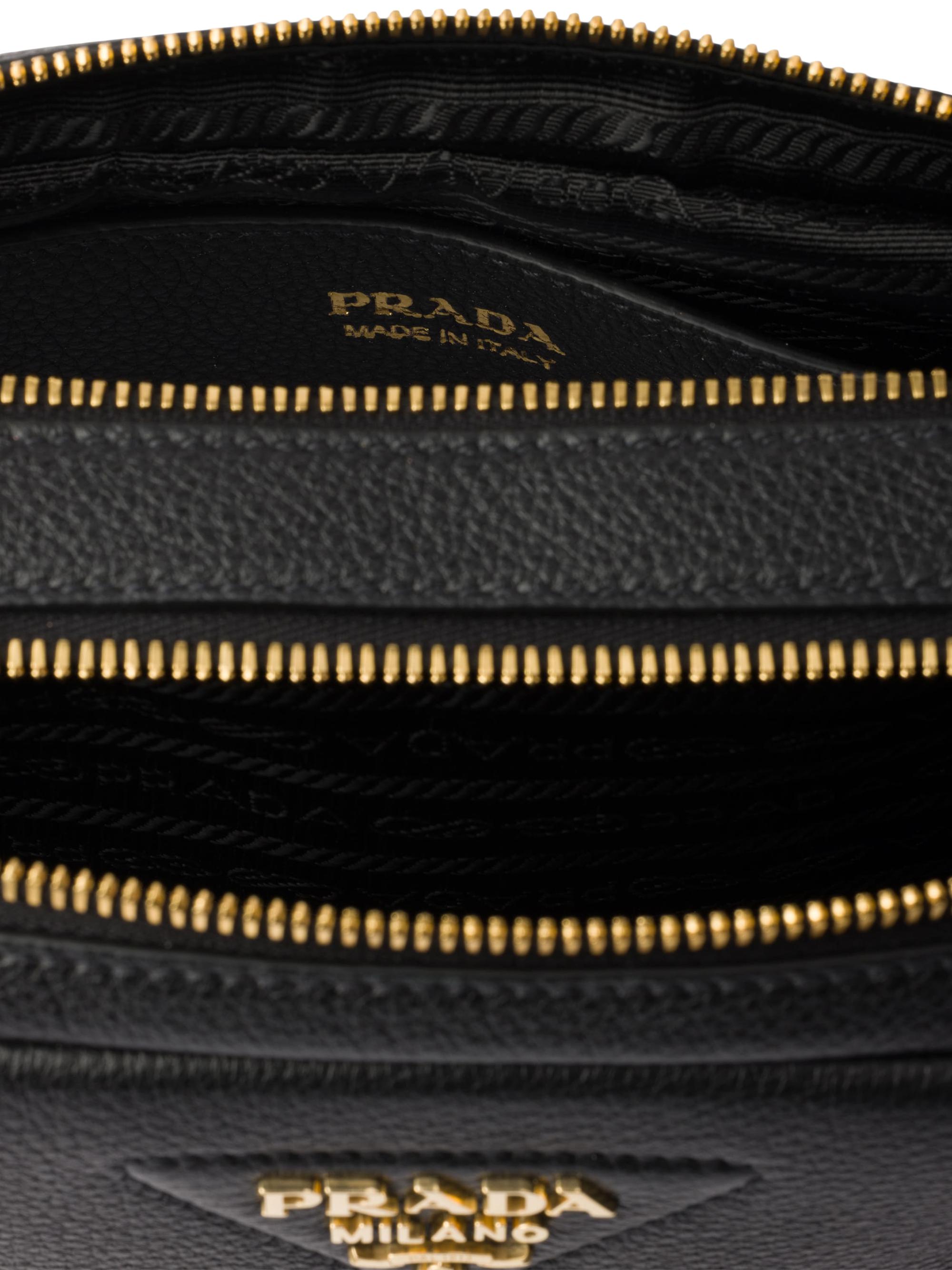 Prada Women's  Leather Shoulder Bag - Black | Thumbnail 5