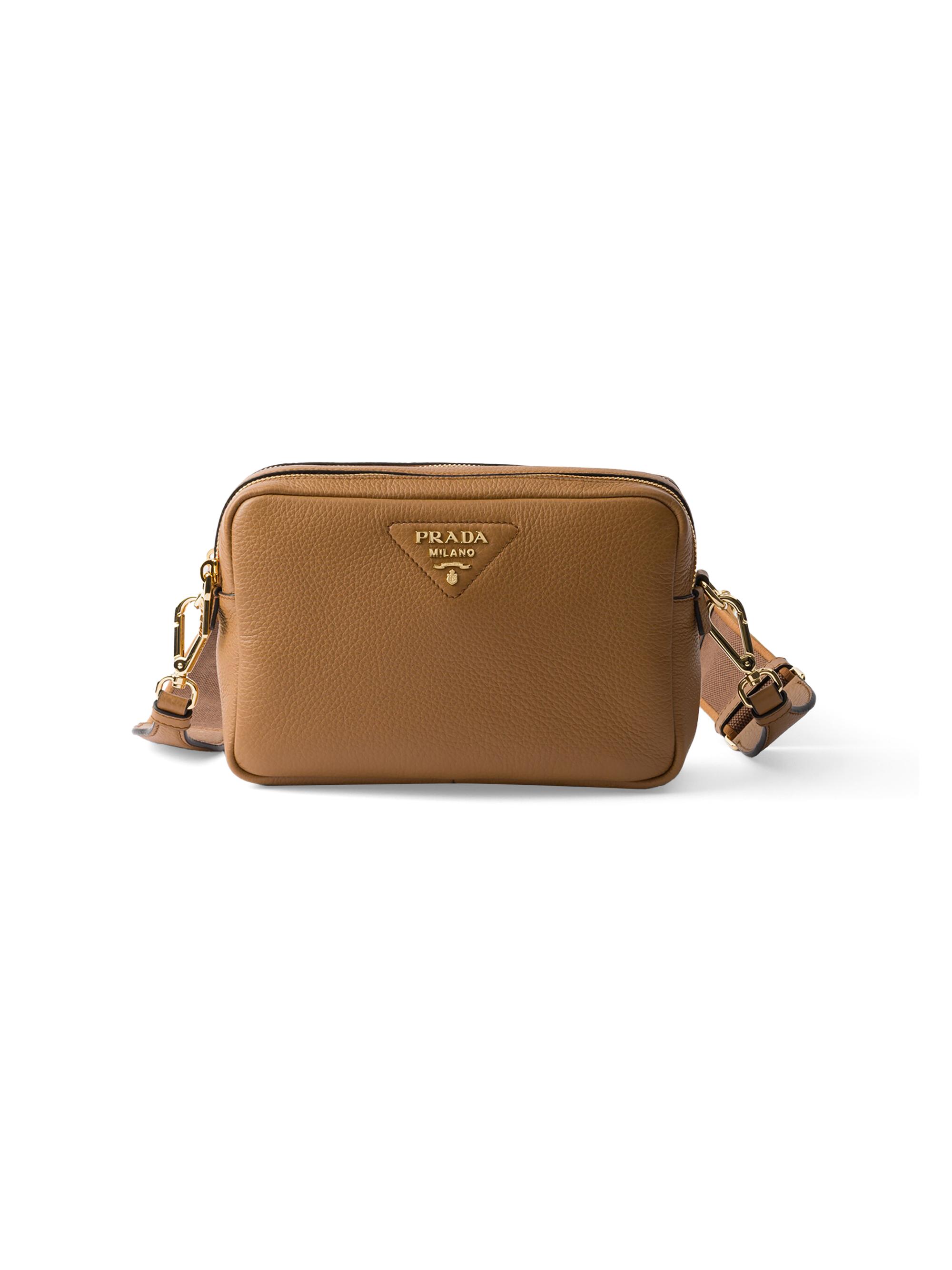 Prada Women's  Leather Shoulder Bag - Brown