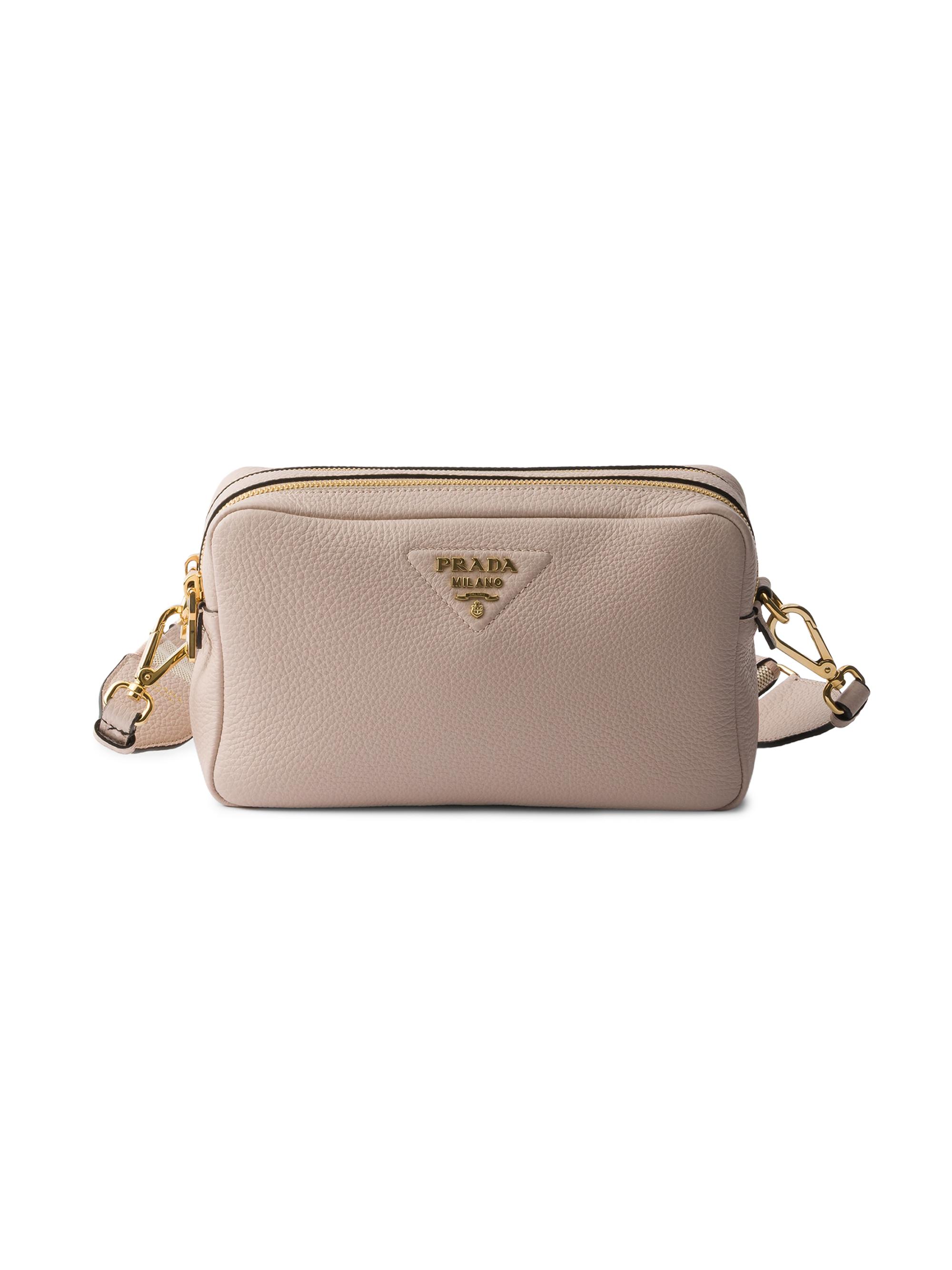 Prada Women's  Leather Shoulder Bag - Pink Gold