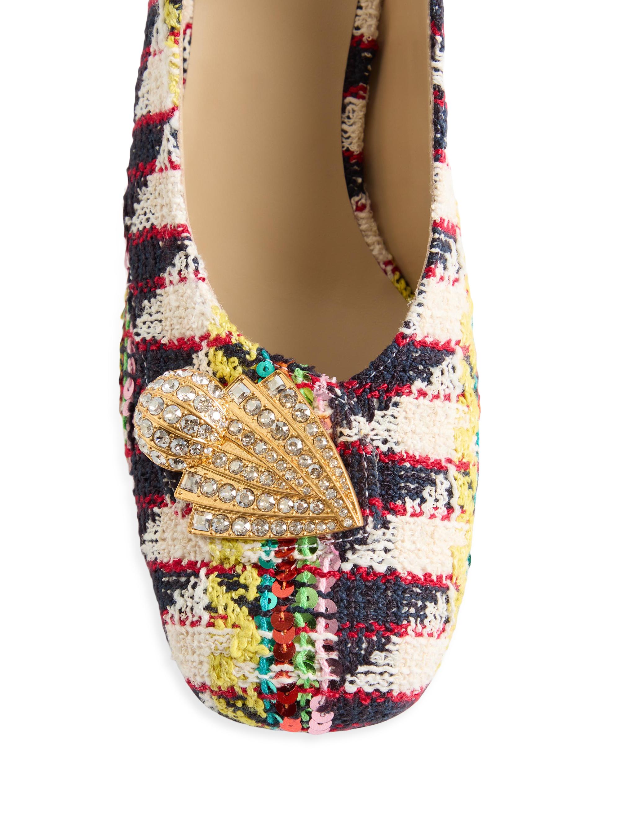 Valentino Garavani Adamantine Slingback 60MM Pumps in Tweed | Saks
