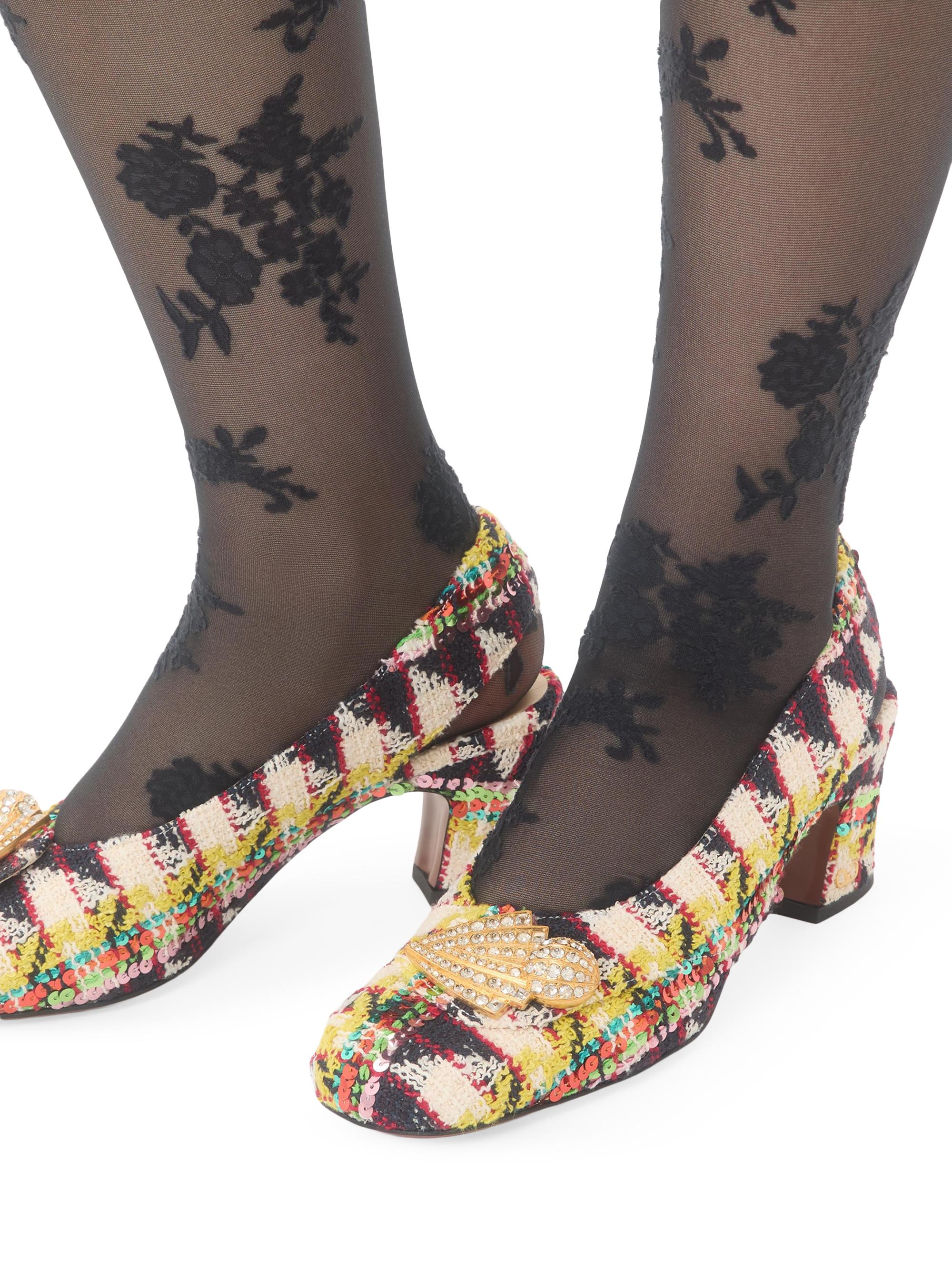 Valentino Garavani Adamantine Slingback 60MM Pumps in Tweed | Saks