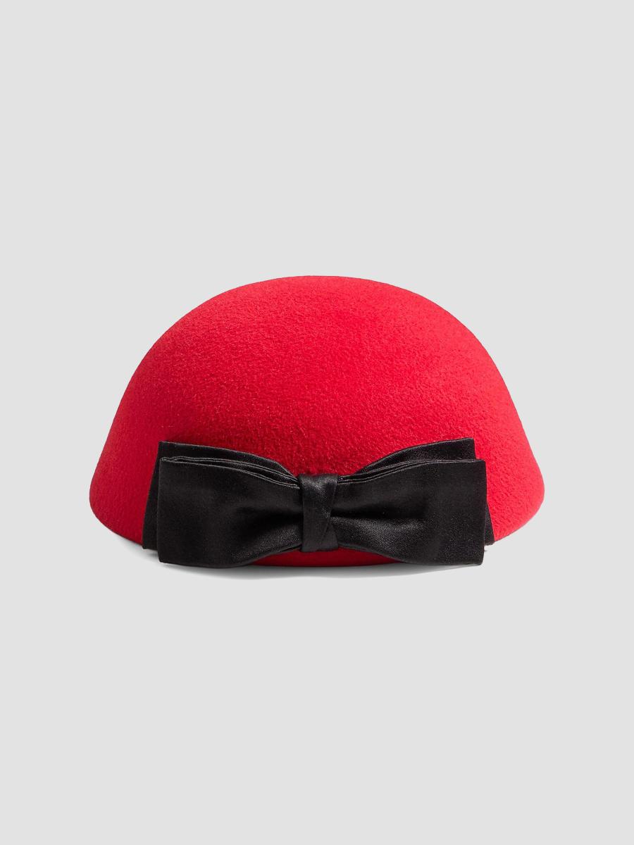 Valentino Garavani Vlogo Signature Hat in Lapin Fabric with  display picture 1