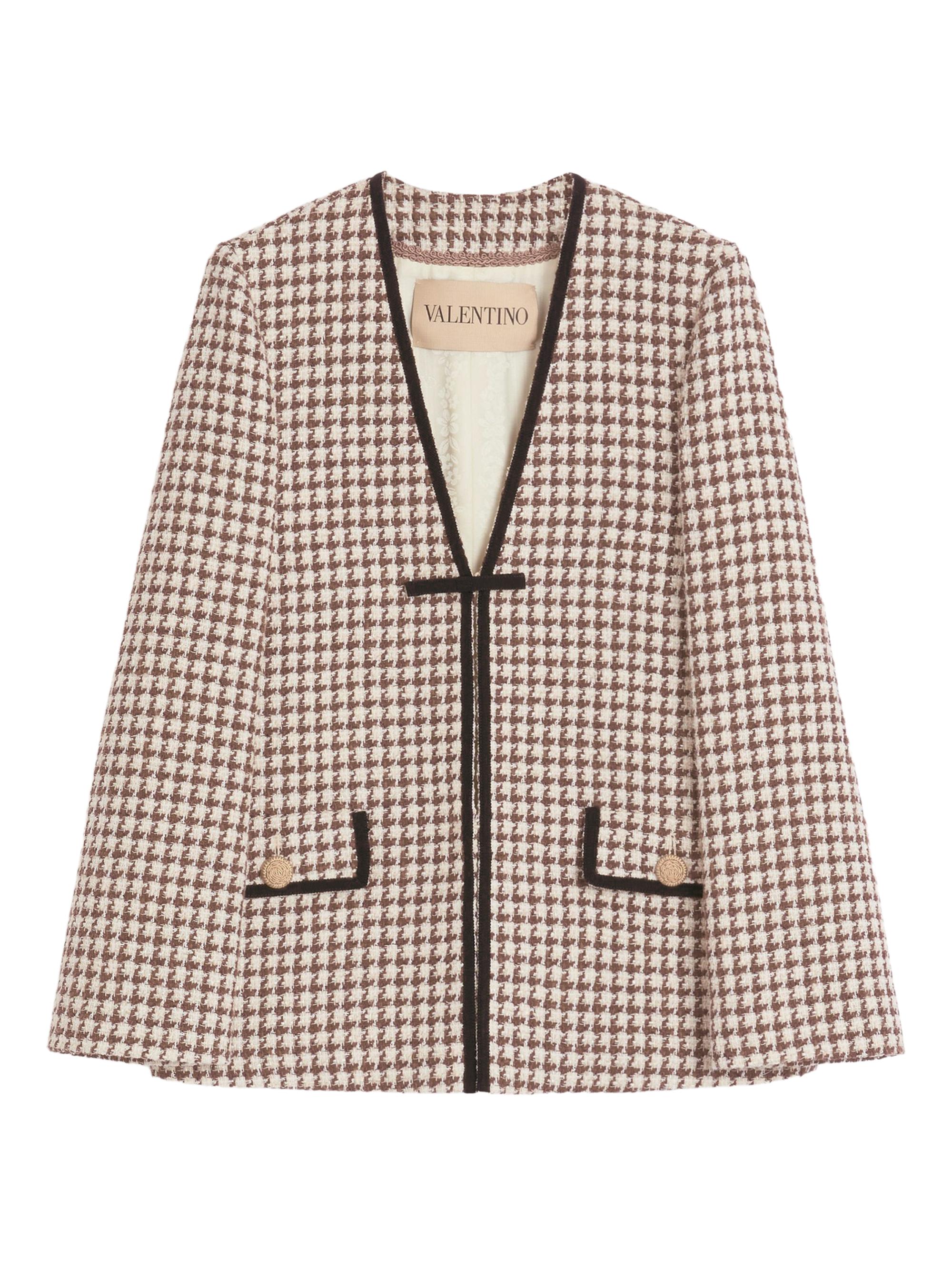 Valentino Garavani Macro Pied De Poule Tweed Jacket | Saks Fifth