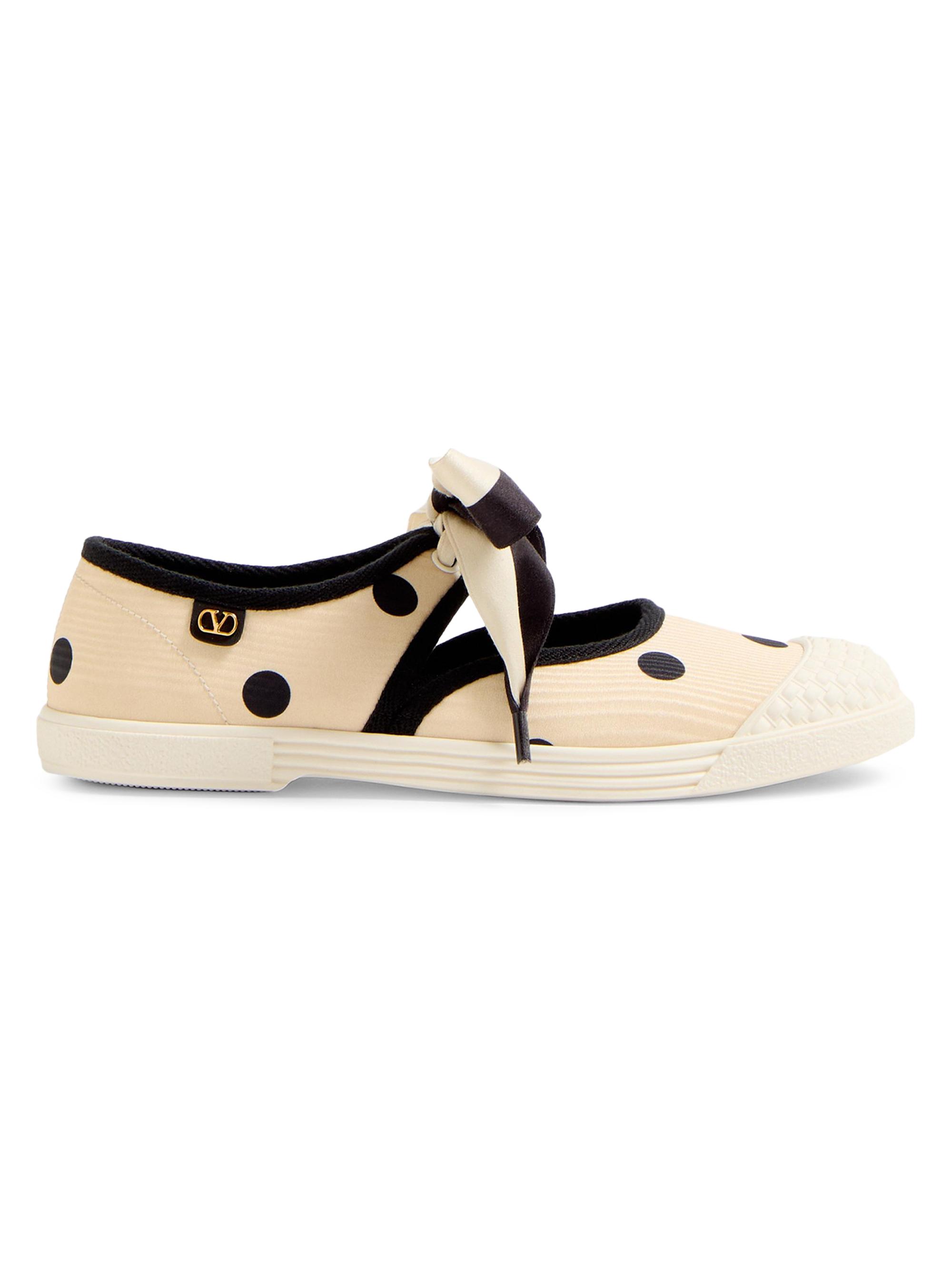 Valentino Garavani Women's Bay By Bay Ballerina Sneakers - Butter Black