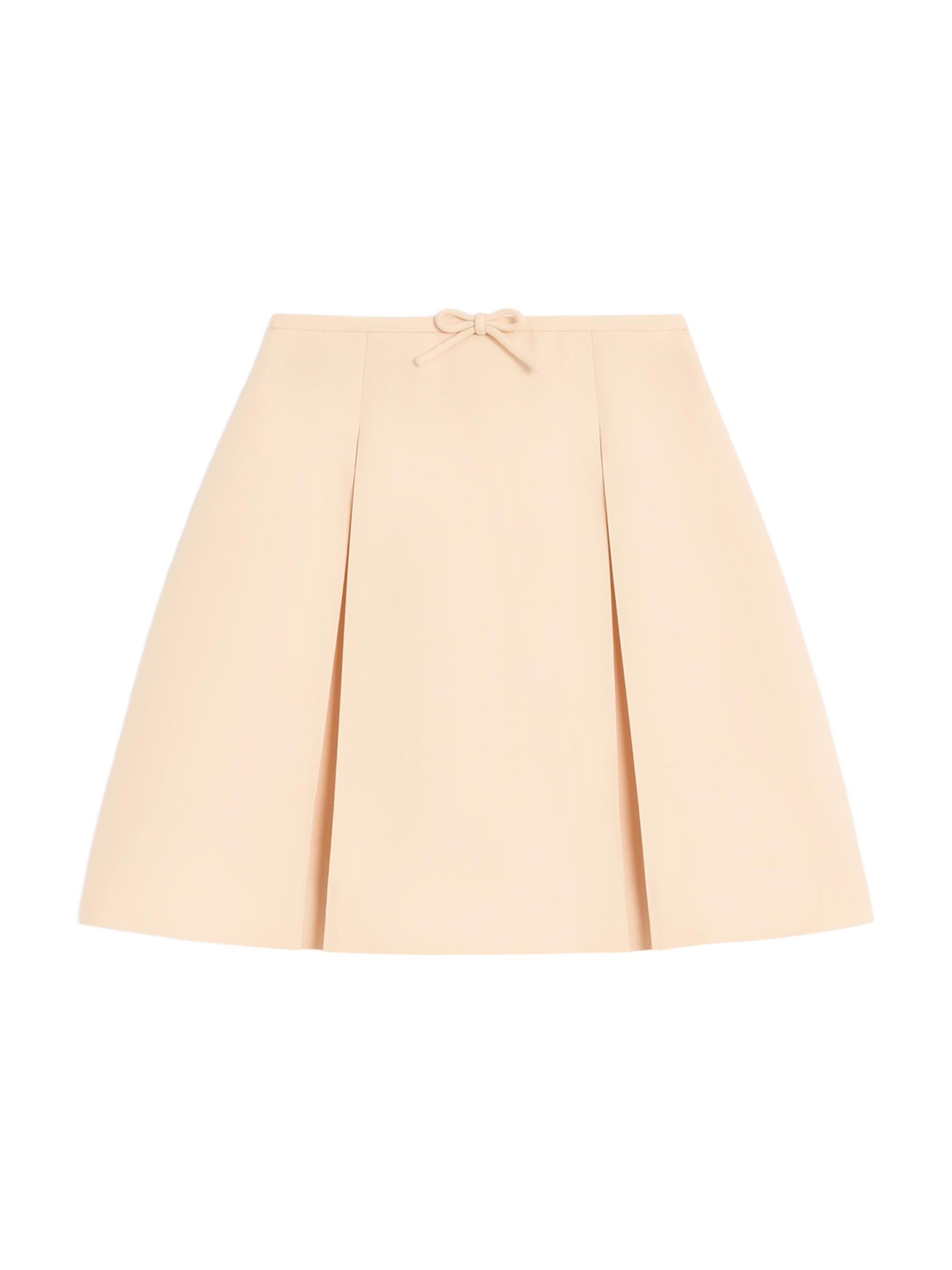 Valentino Garavani Women's Crepe Couture Short Skirt - Beige