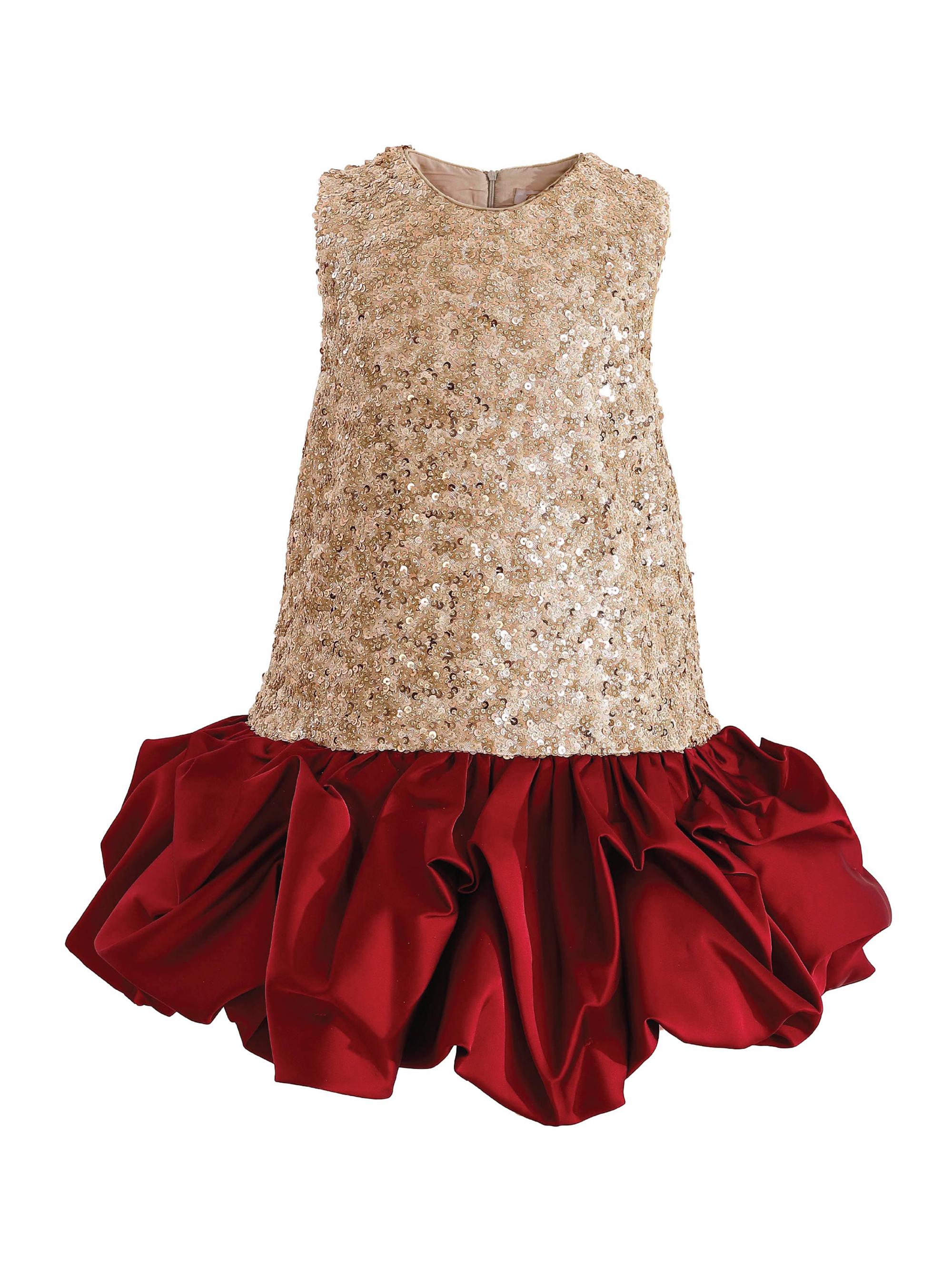 Tulleen Little Girl's & Girl's Ruffles & Gleam Dress - Champagne